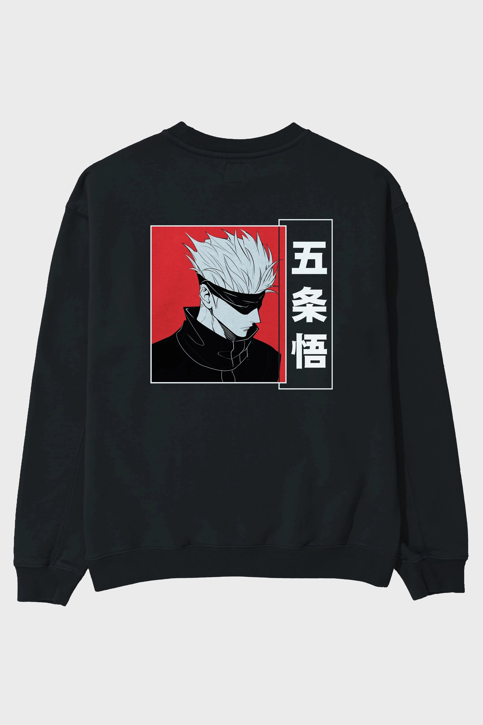 JUJUTSU KAISEN 2 Anime Arka Baskılı Oversize Sweatshirt Erkek Kadın Unisex