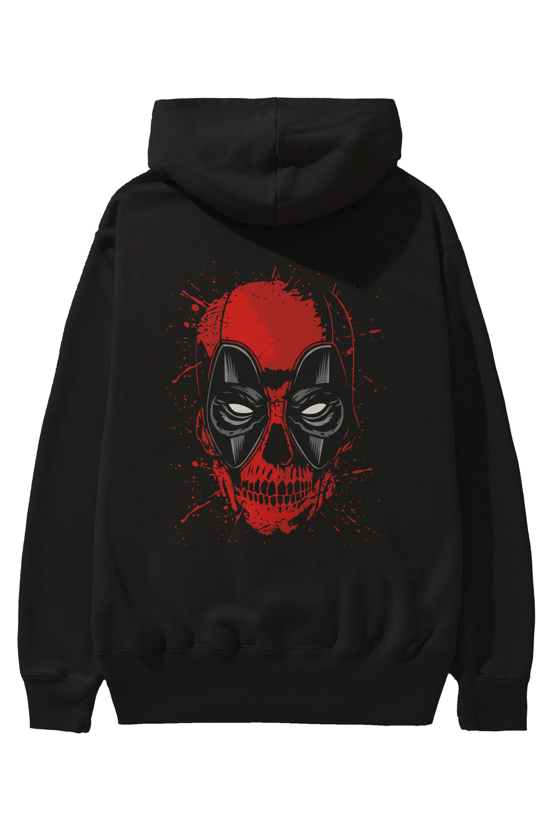 Deadpool (3) Arka Baskılı Hoodie Oversize Kapüşonlu Sweatshirt Erkek Kadın Unisex