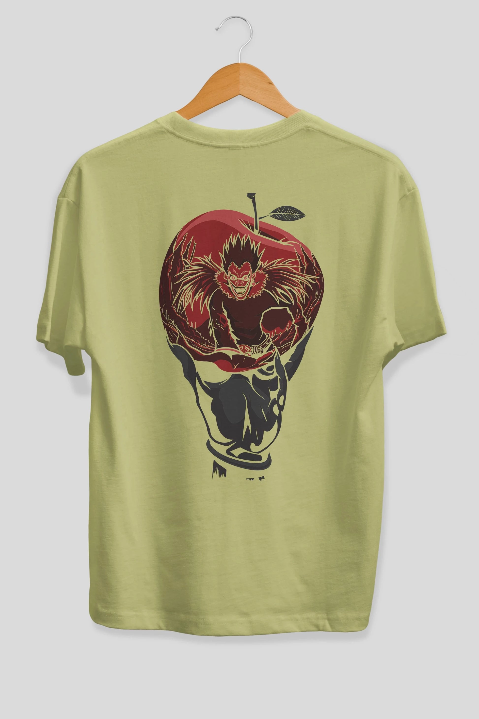 DEATH NOTE -RYUK Anime Arka Baskılı Oversize t-shirt Erkek Kadın Unisex