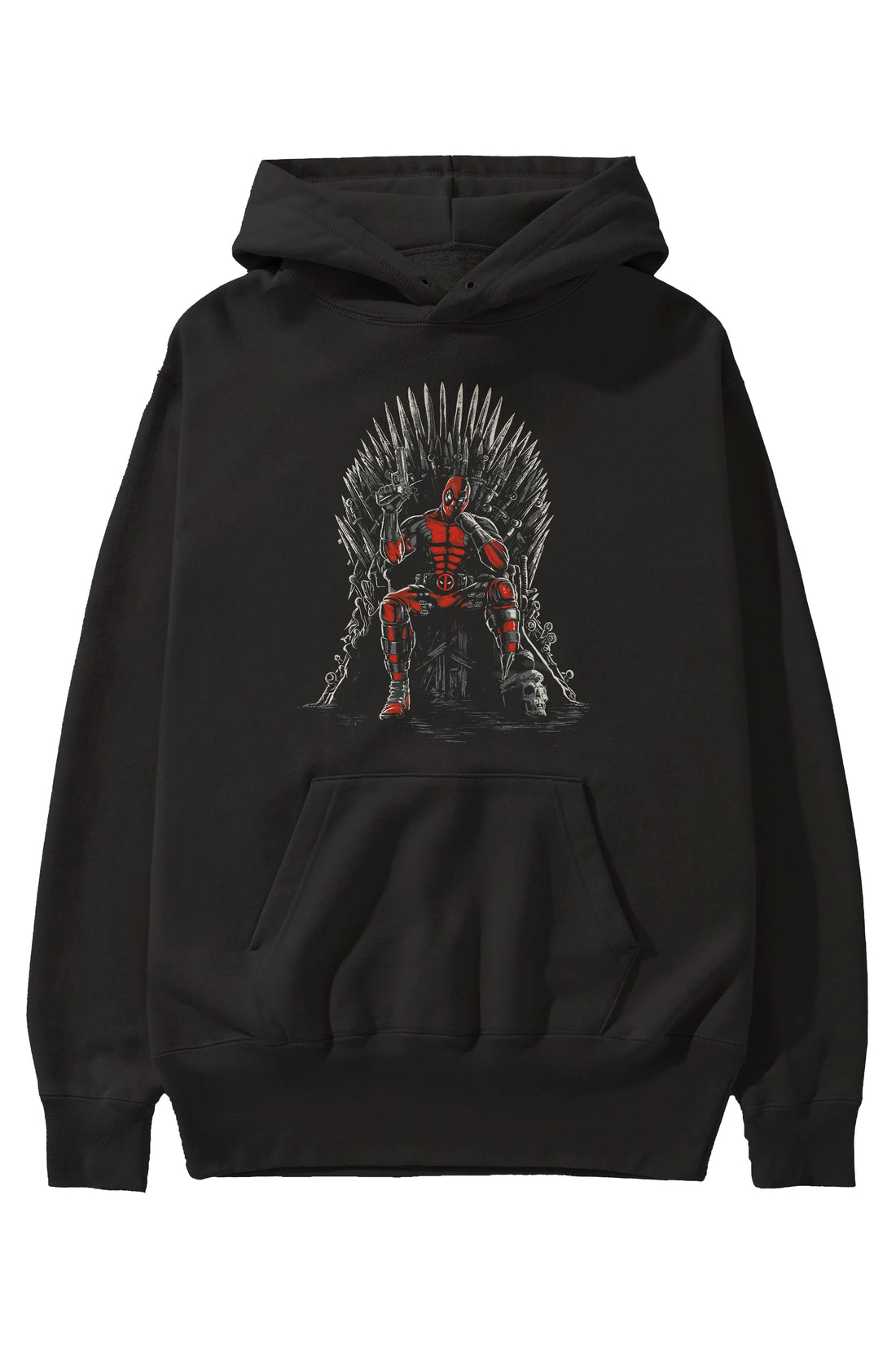 Deadpool (6) Ön Baskılı Hoodie Oversize Kapüşonlu Sweatshirt Erkek Kadın Unisex