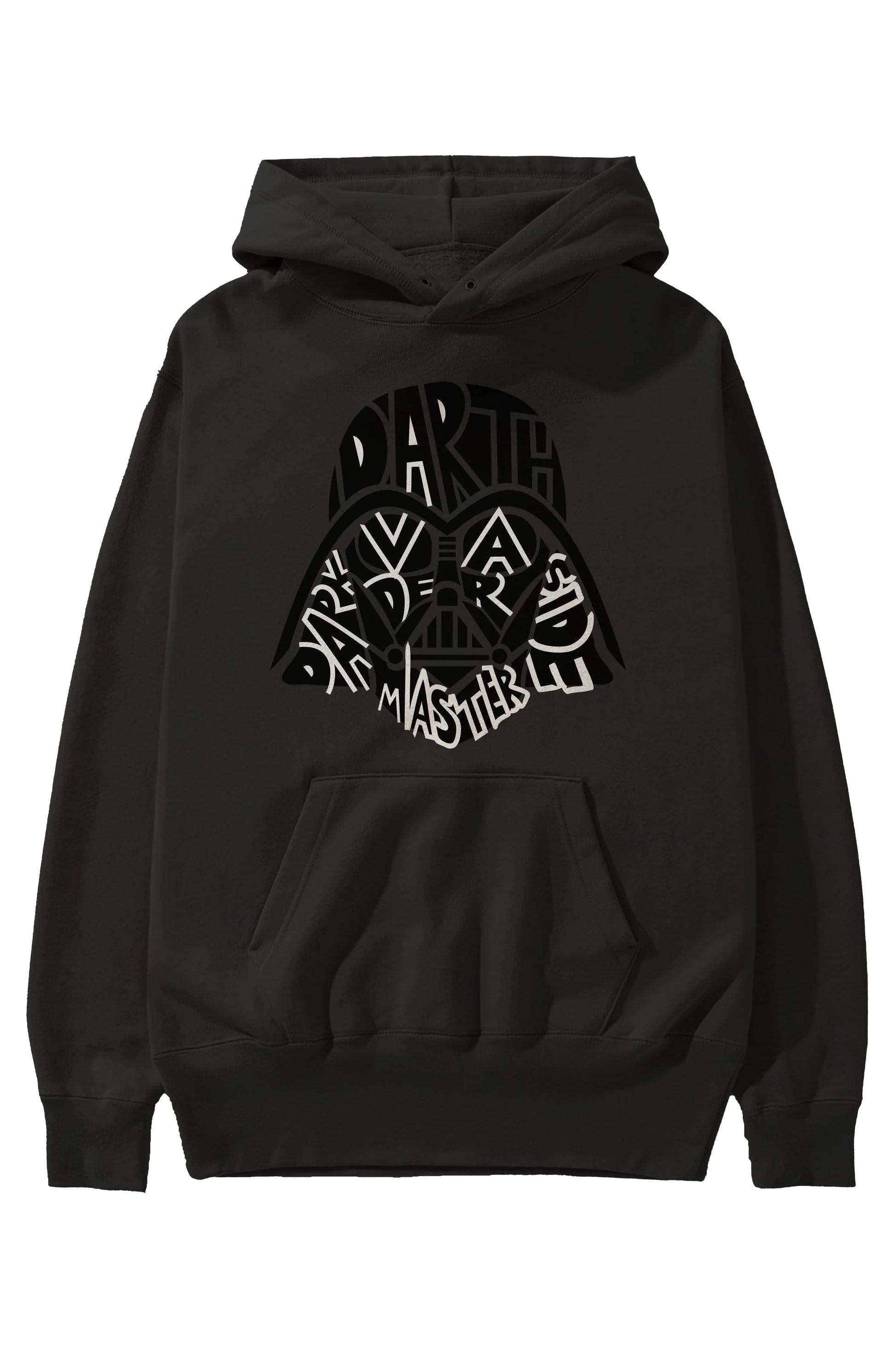 Darth Vader Ön Baskılı Hoodie Oversize Kapüşonlu Sweatshirt Erkek Kadın Unisex