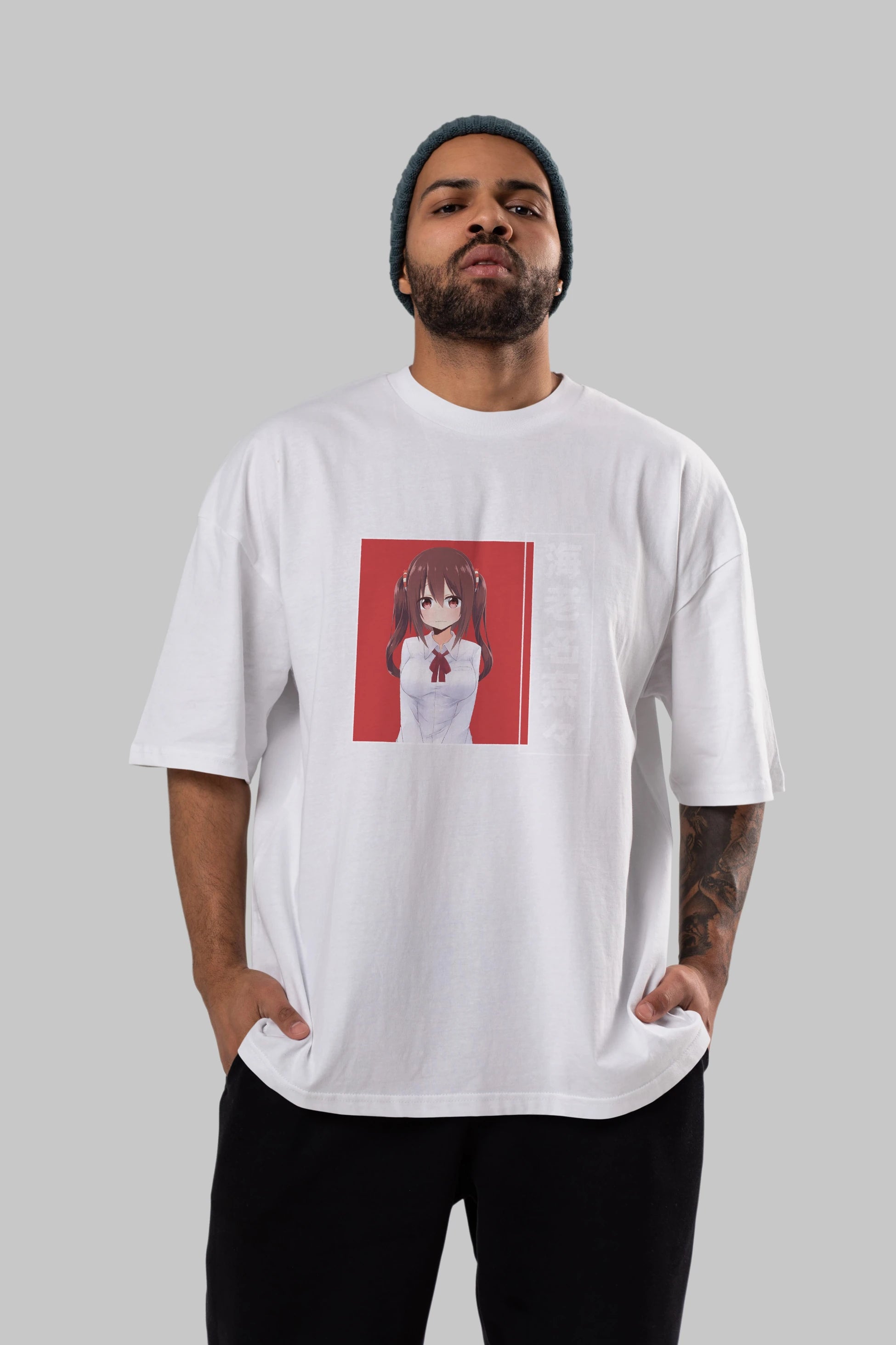 Nana Ebina 1 Anime Ön Baskılı Oversize t-shirt %100 pamuk Erkek Kadın Unisex