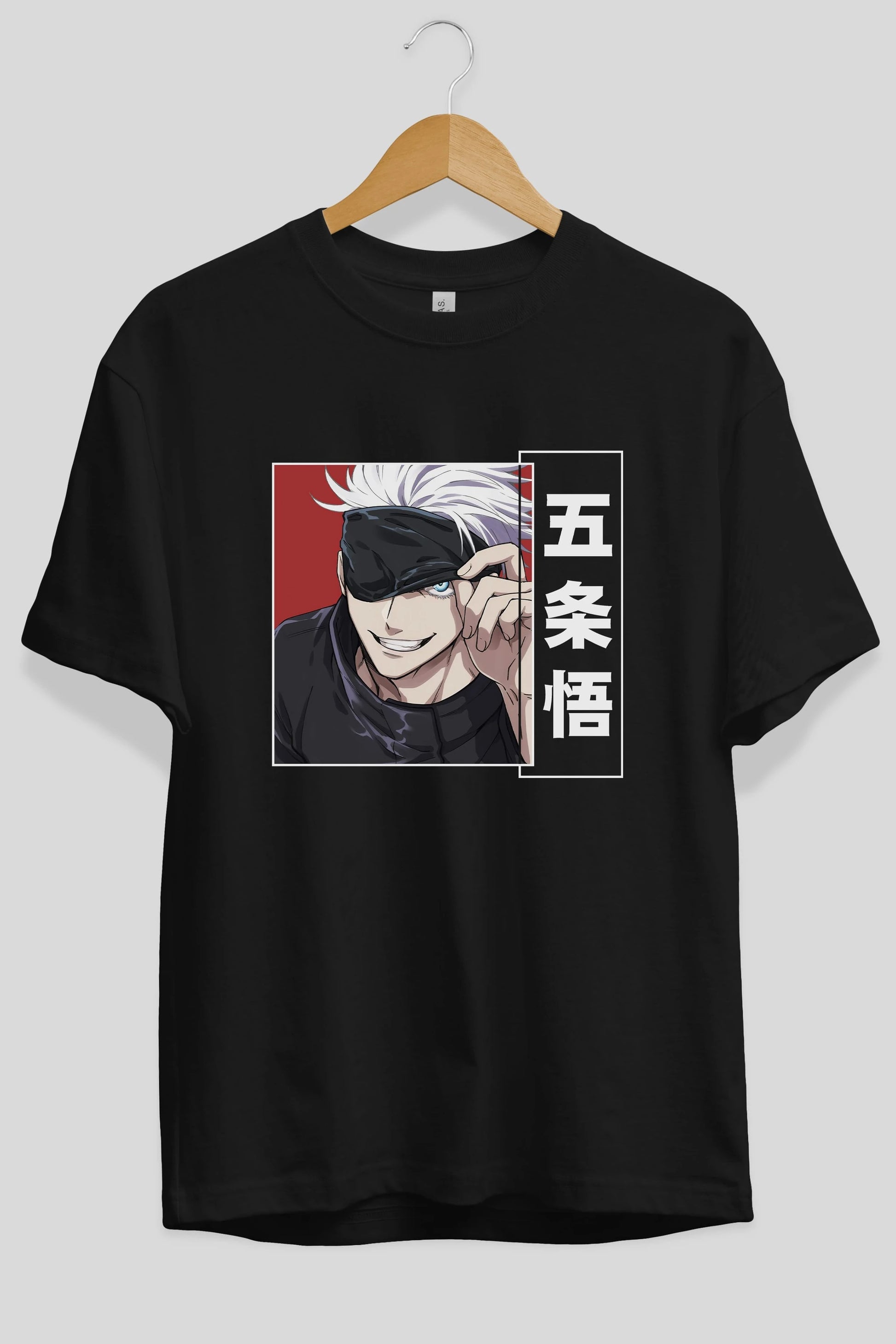 JUJUTSU KAISEN Anime Ön Baskılı Oversize t-shirt %100 pamuk Erkek Kadın Unisex
