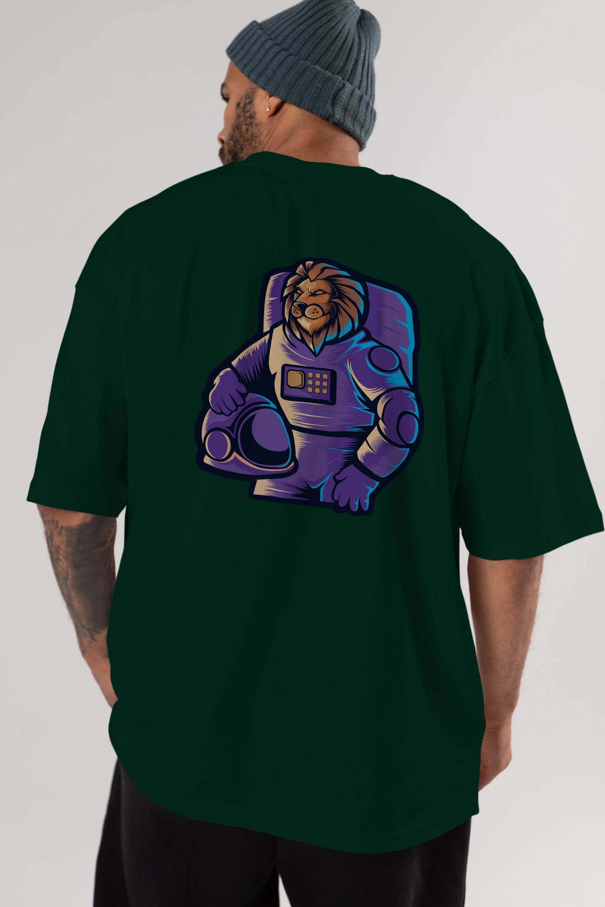 Astroking Arka Baskılı Oversize t-shirt Erkek Kadın Unisex