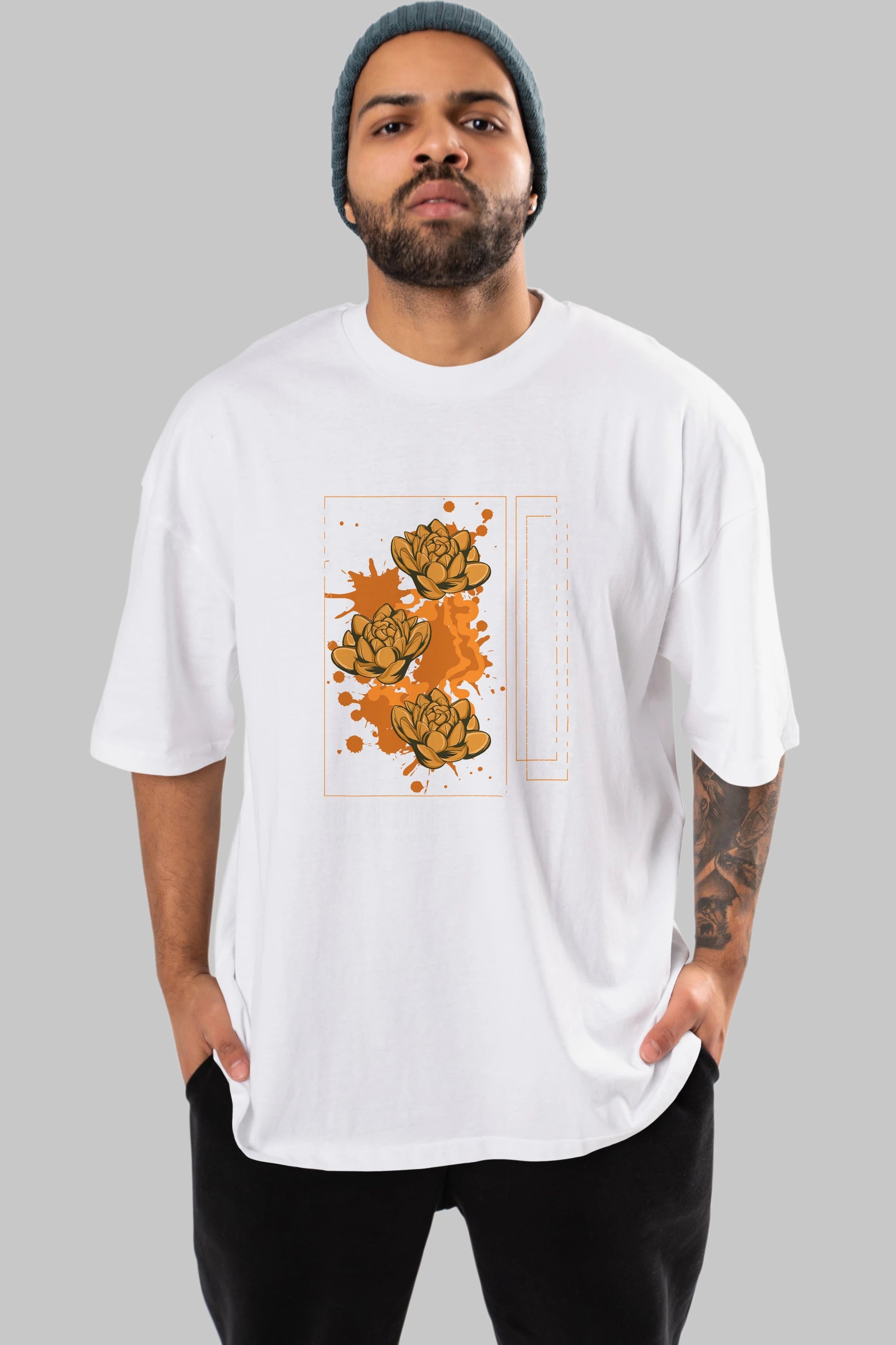 Incandescent Ön Baskılı Oversize t-shirt Erkek Kadın Unisex