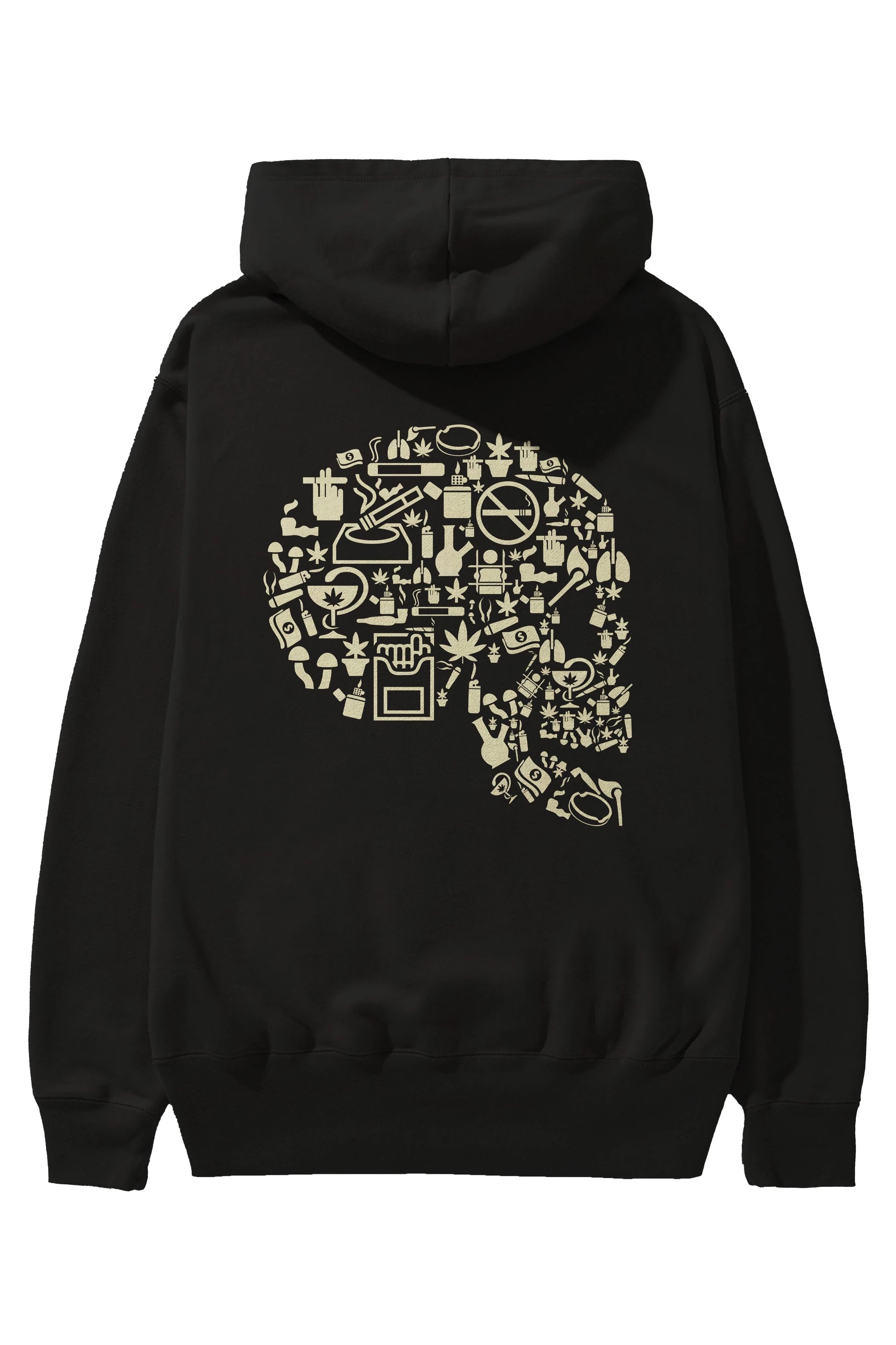 Smoking Kills Arka Baskılı Hoodie Oversize Kapüşonlu Sweatshirt Erkek Kadın Unisex