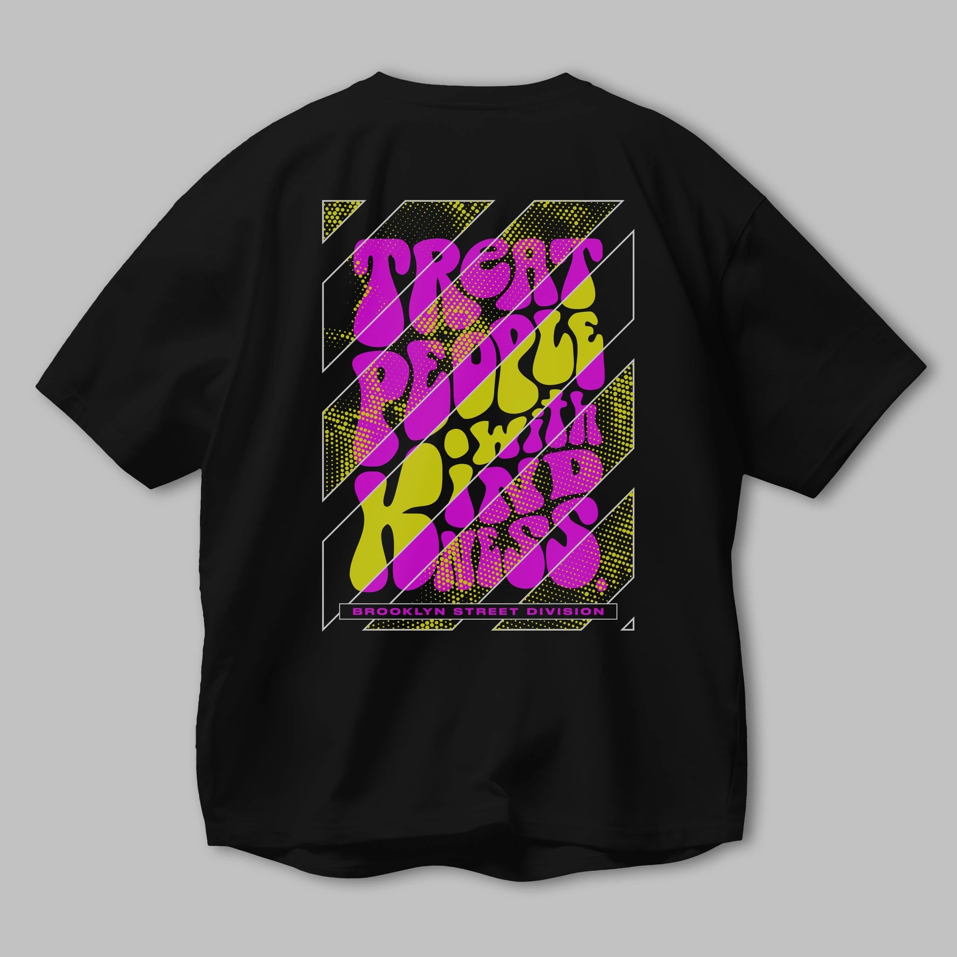Treat People Arka Baskılı Oversize t-shirt Erkek Kadın Unisex