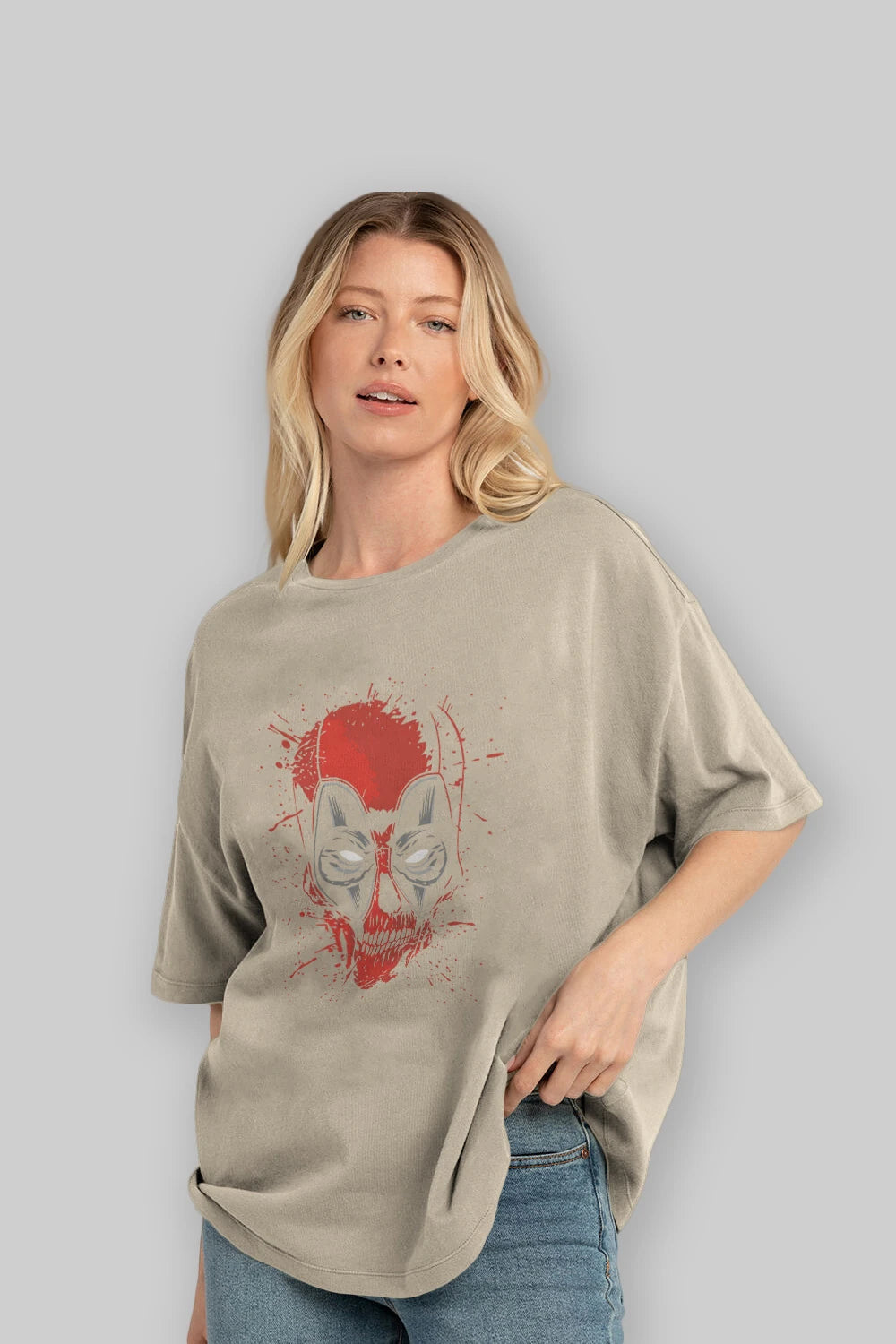 Deadpool (3) Ön Baskılı Oversize t-shirt Erkek Kadın Unisex %100 Pamuk Bisiklet Yaka tişort