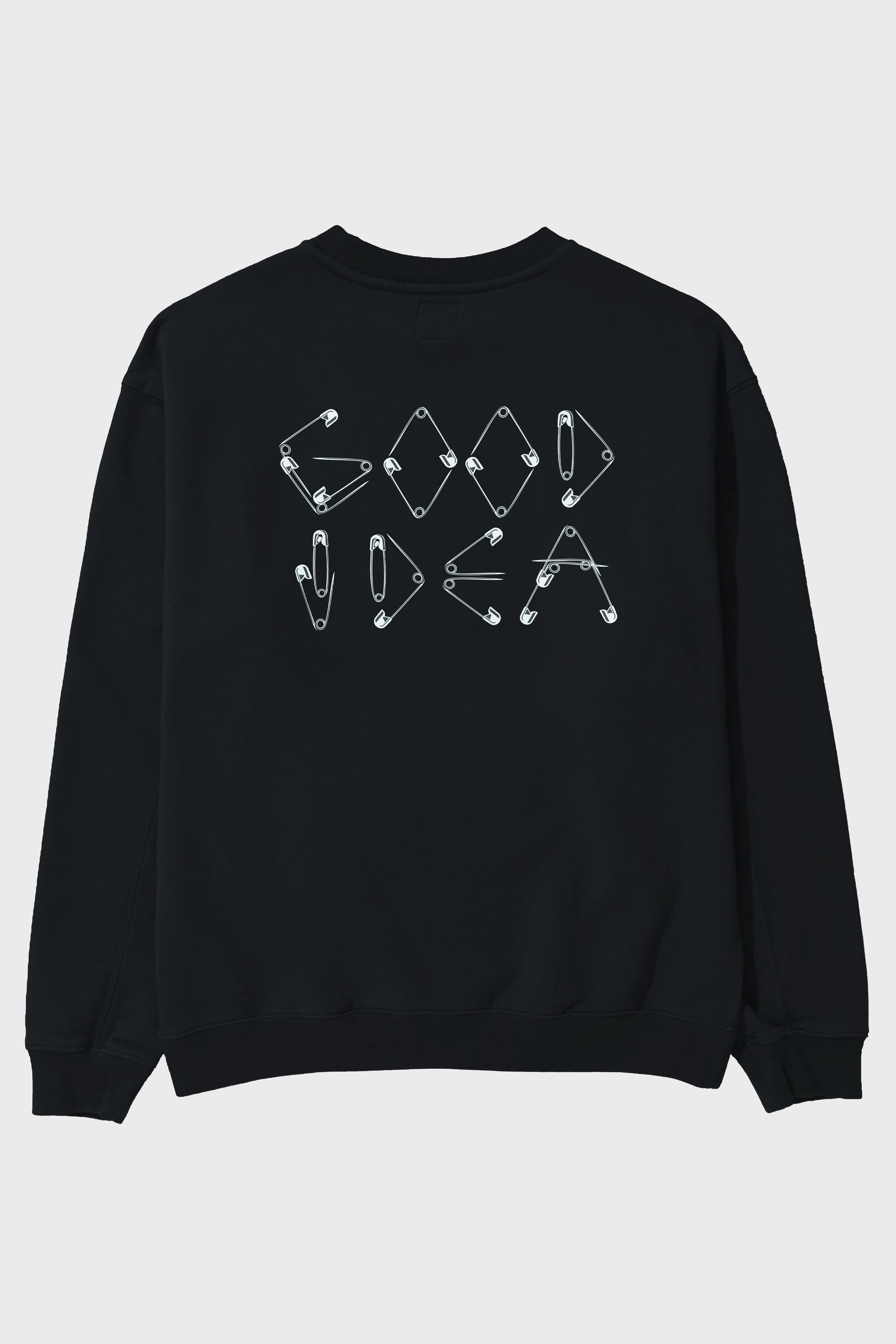 Good Idea Arka Baskılı Oversize Sweatshirt Erkek Kadın Unisex