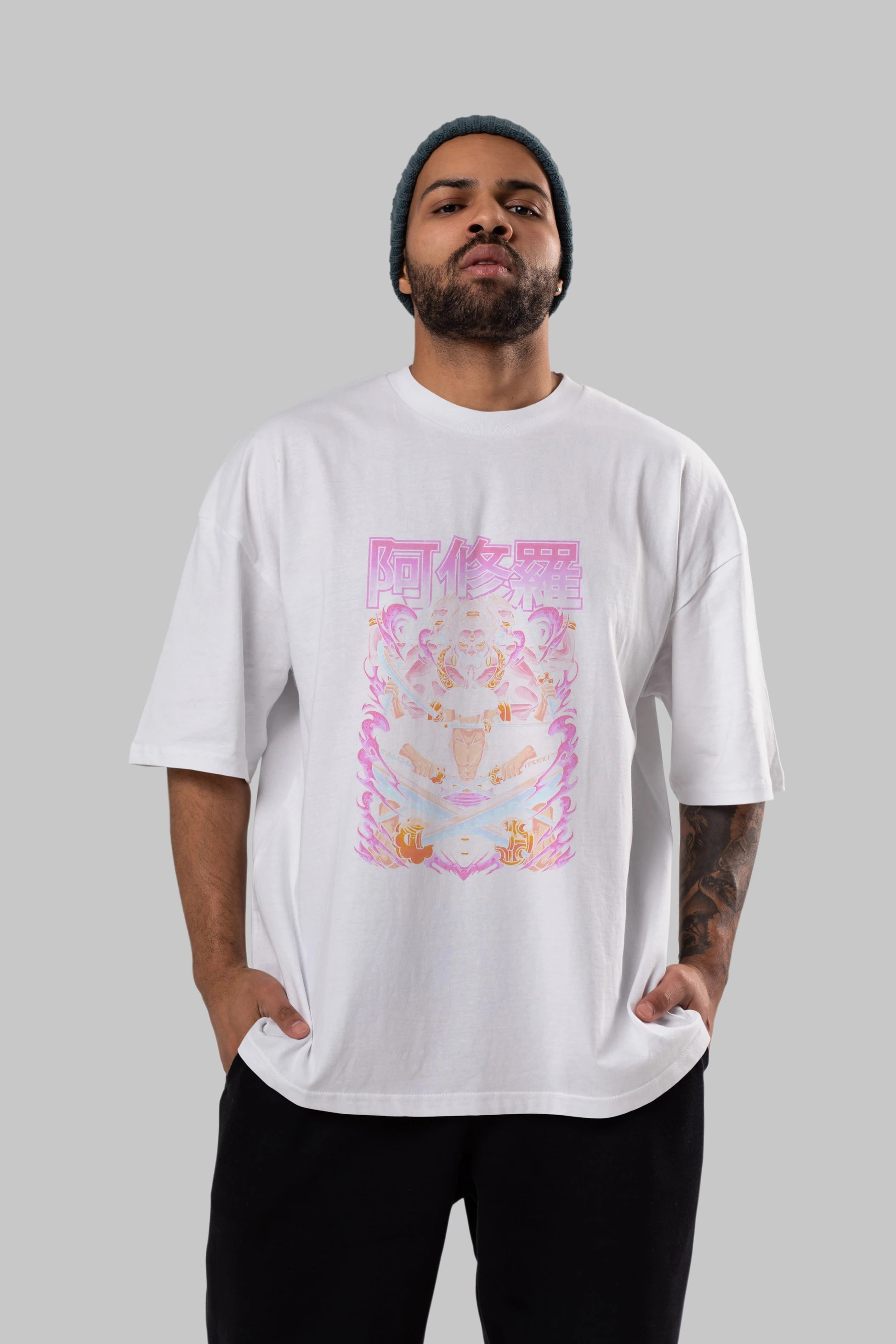 Roronoa Zoro 1 Anime Ön Baskılı Oversize t-shirt %100 pamuk Erkek Kadın Unisex