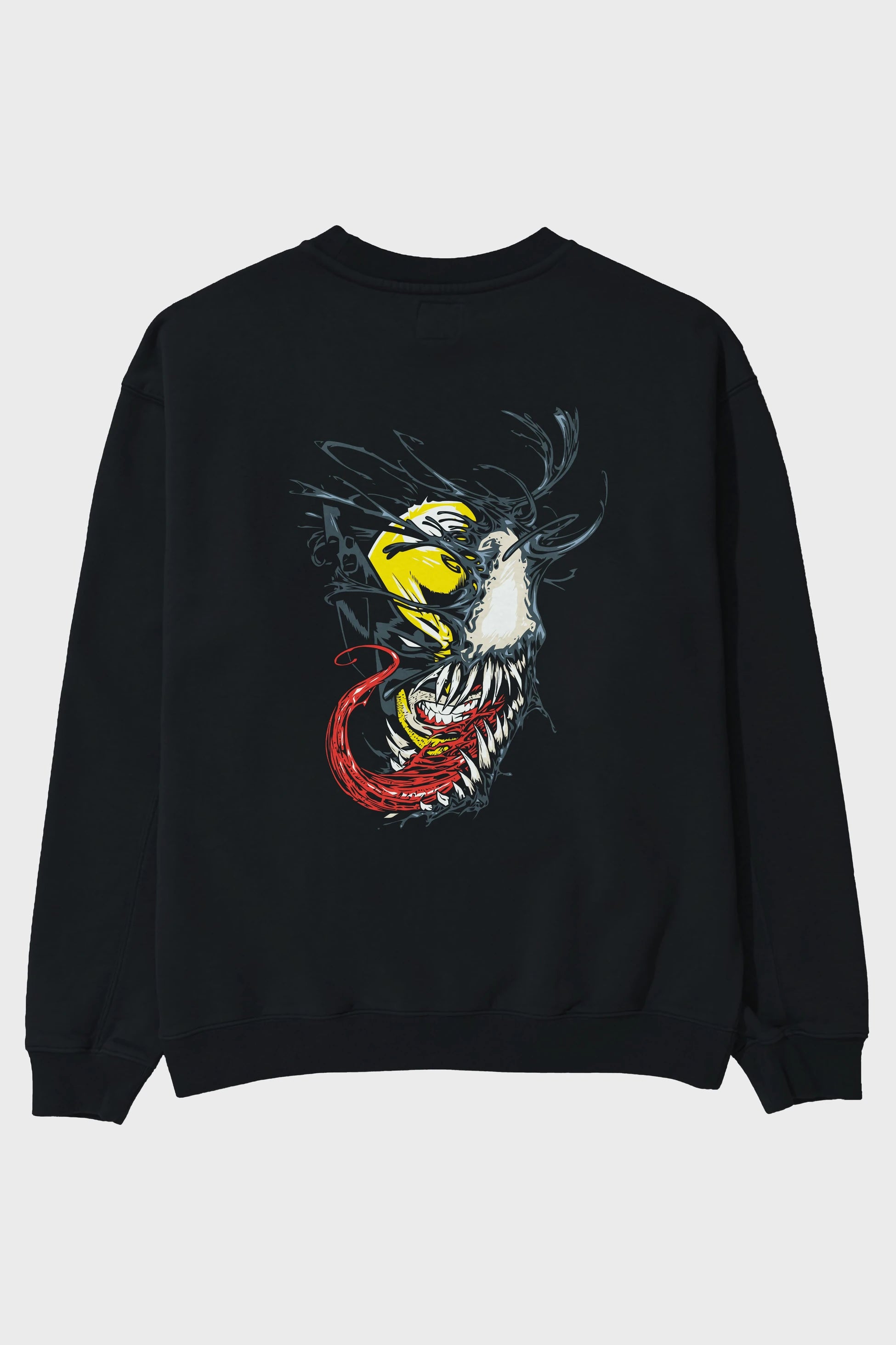Venom (4) Arka Baskılı Oversize Sweatshirt Erkek Kadın Unisex