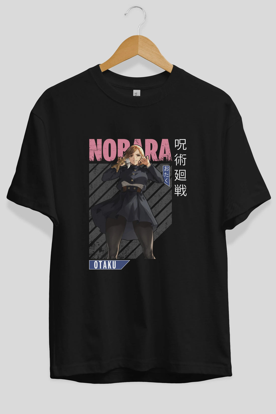 Nobara Kugisaki 4 Anime Ön Baskılı Oversize t-shirt %100 pamuk Erkek Kadın Unisex
