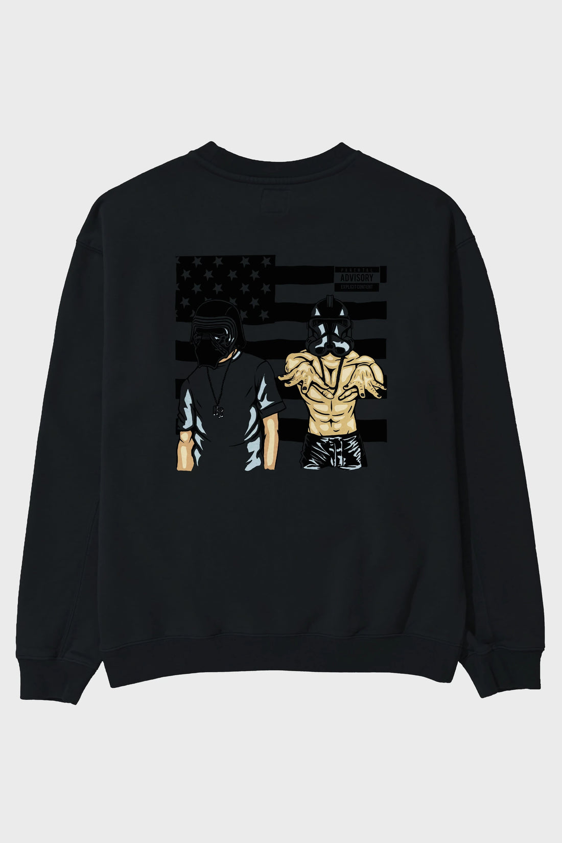 Darkonia Arka Baskılı Oversize Sweatshirt Erkek Kadın Unisex