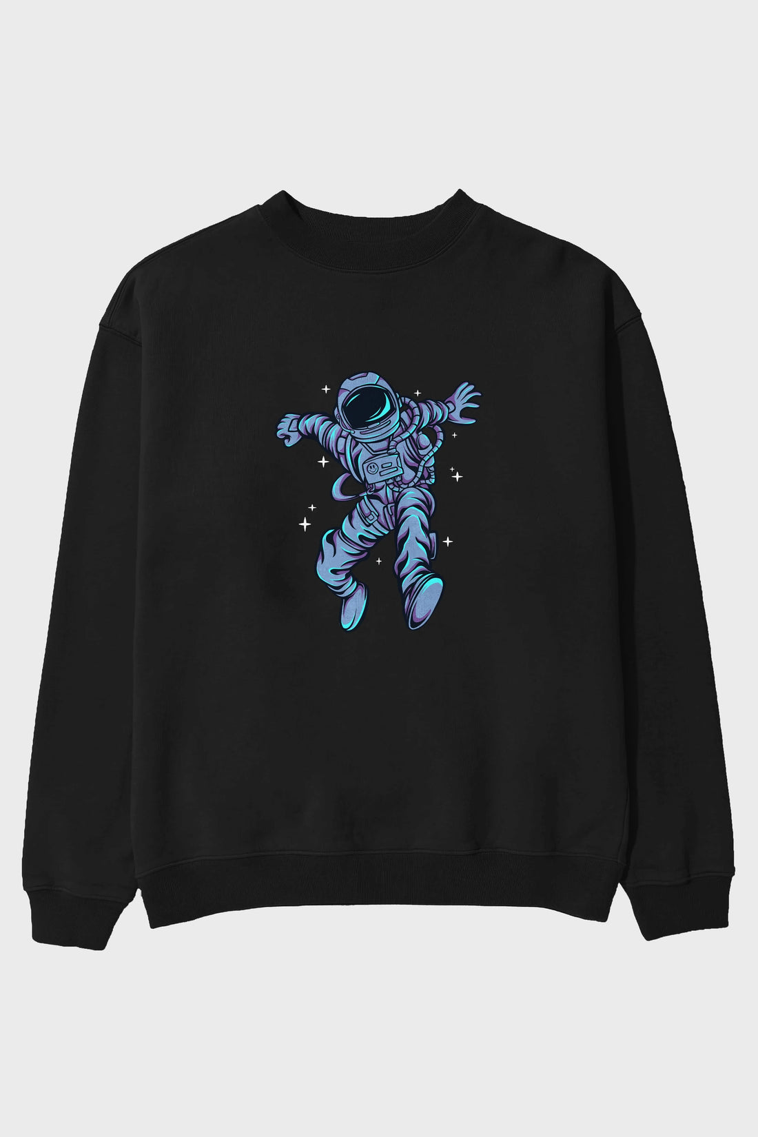 Astrostars tshirt Ön Baskılı Oversize Sweatshirt Erkek Kadın Unisex