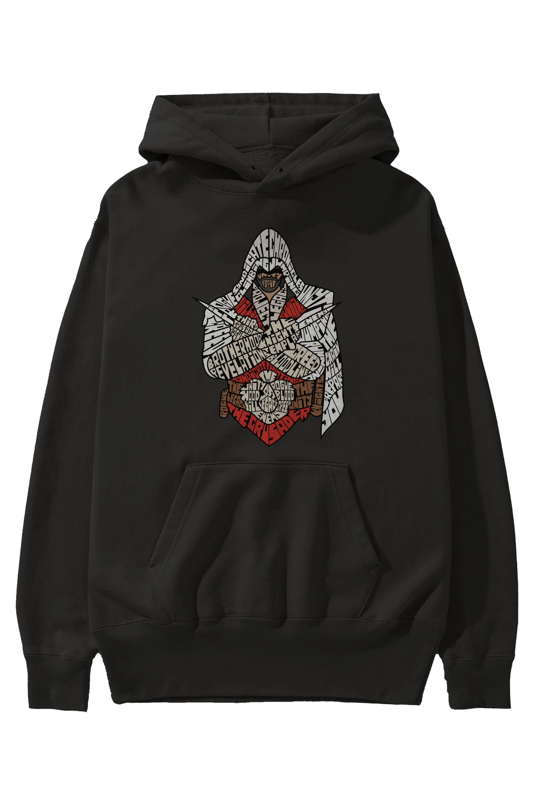 Assassins Ön Baskılı Hoodie Oversize Kapüşonlu Sweatshirt Erkek Kadın Unisex