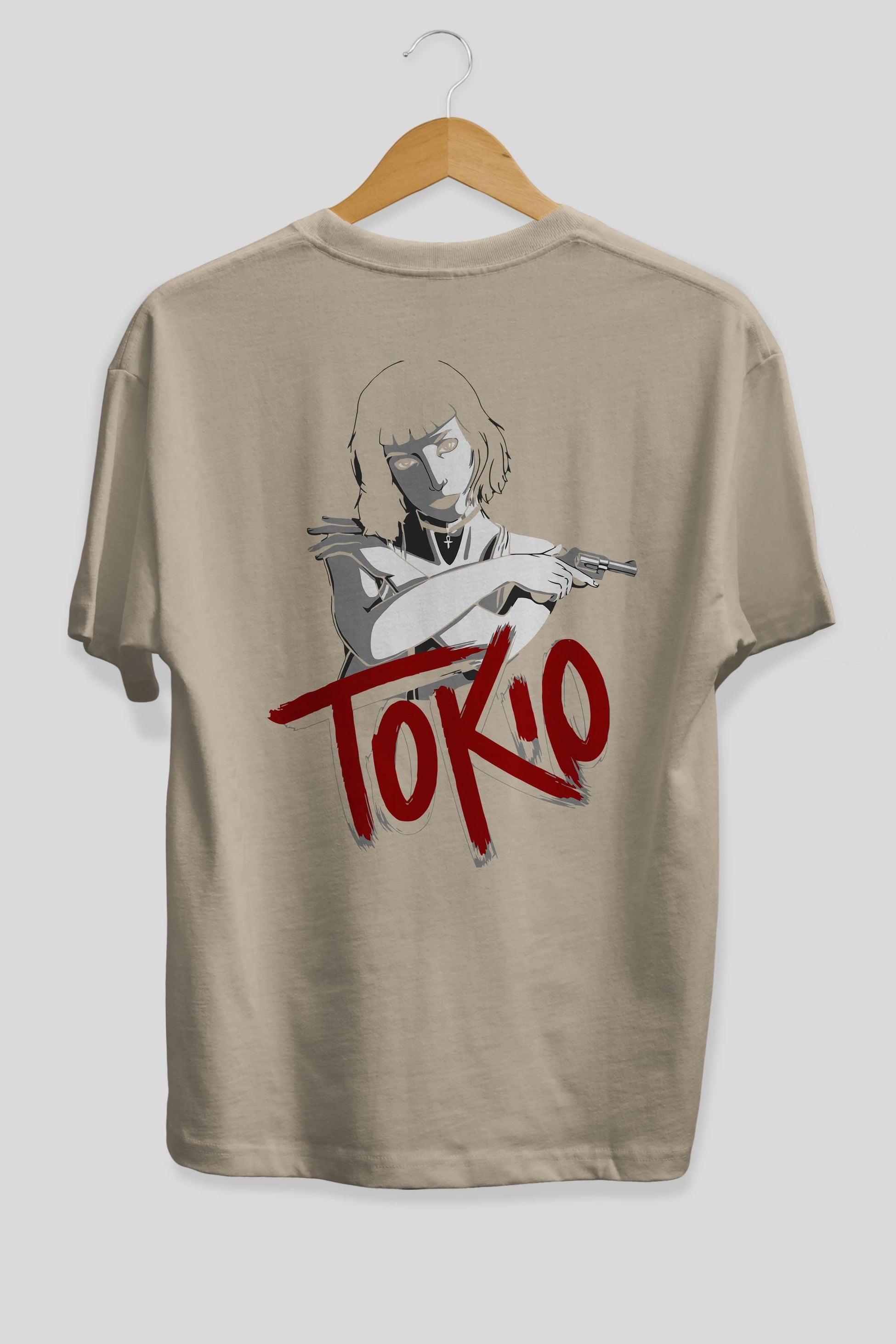 La Casa De Papel (10) Arka Baskılı Oversize t-shirt Erkek Kadın Unisex %100 Pamuk Bisiklet Yaka tişort