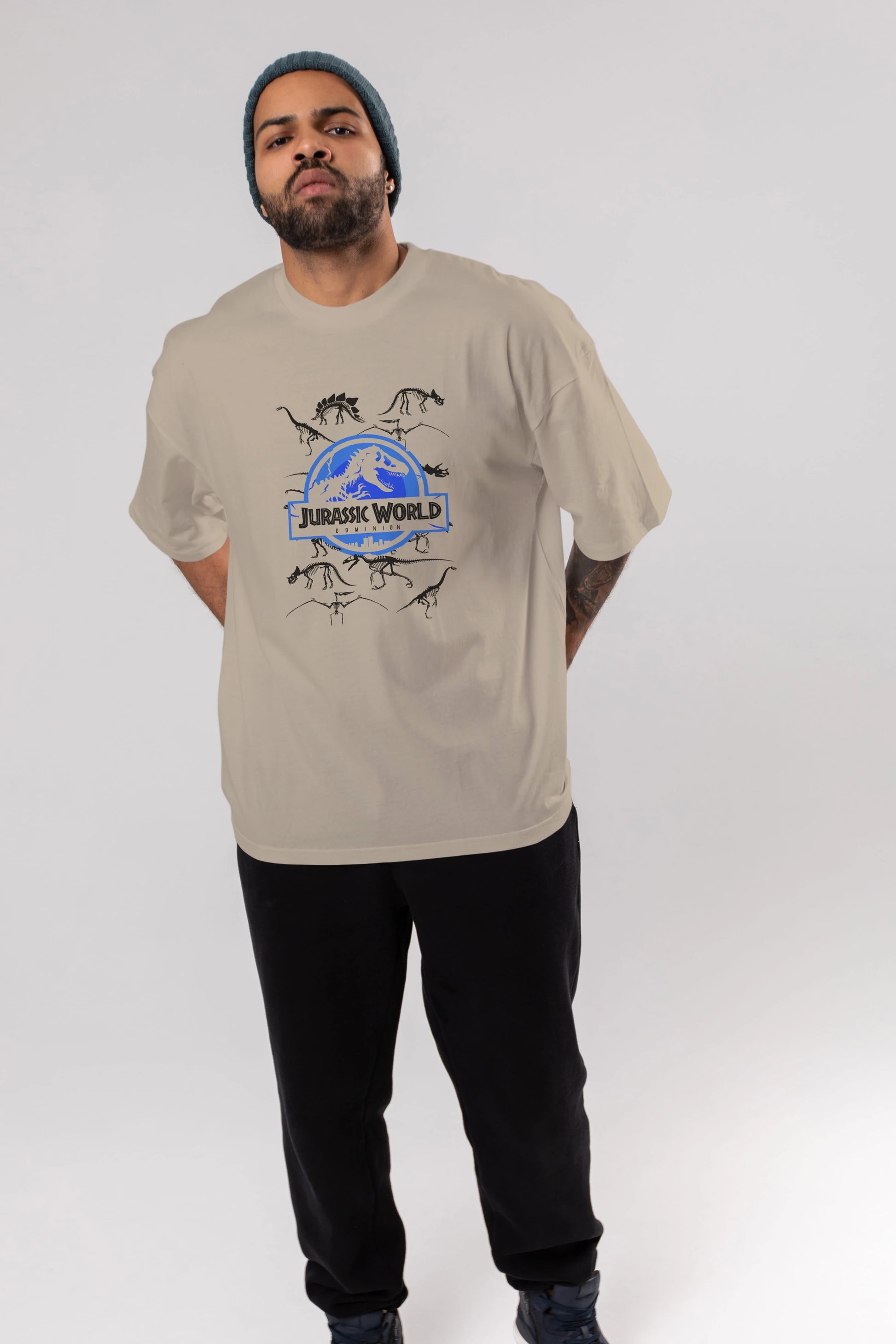 Jurassic Park (5) Ön Baskılı Oversize t-shirt Erkek Kadın Unisex %100 Pamuk Bisiklet Yaka tişort