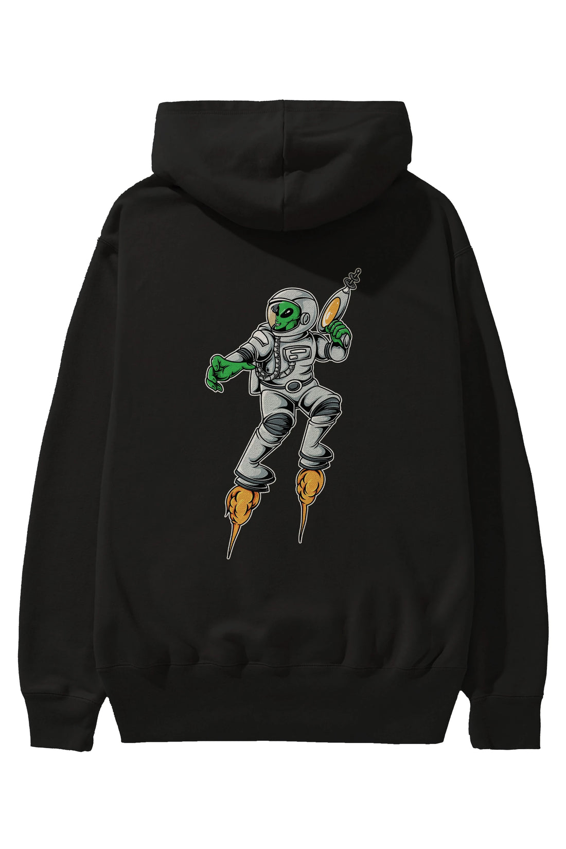 Alien Wars Tshirt Arka Baskılı Hoodie Oversize Kapüşonlu Sweatshirt Erkek Kadın Unisex