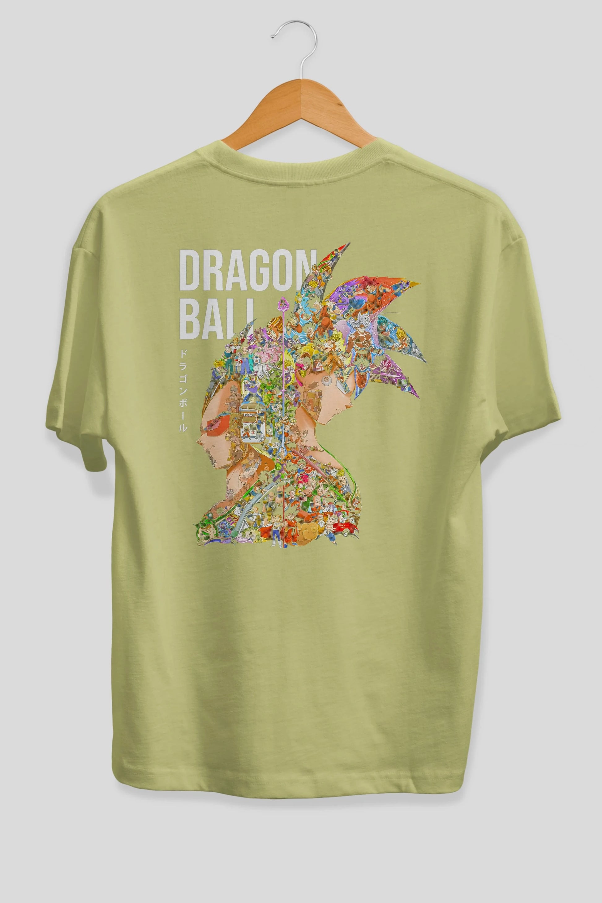 DRAGON BALL ART (5) Anime Arka Baskılı Oversize t-shirt Erkek Kadın Unisex