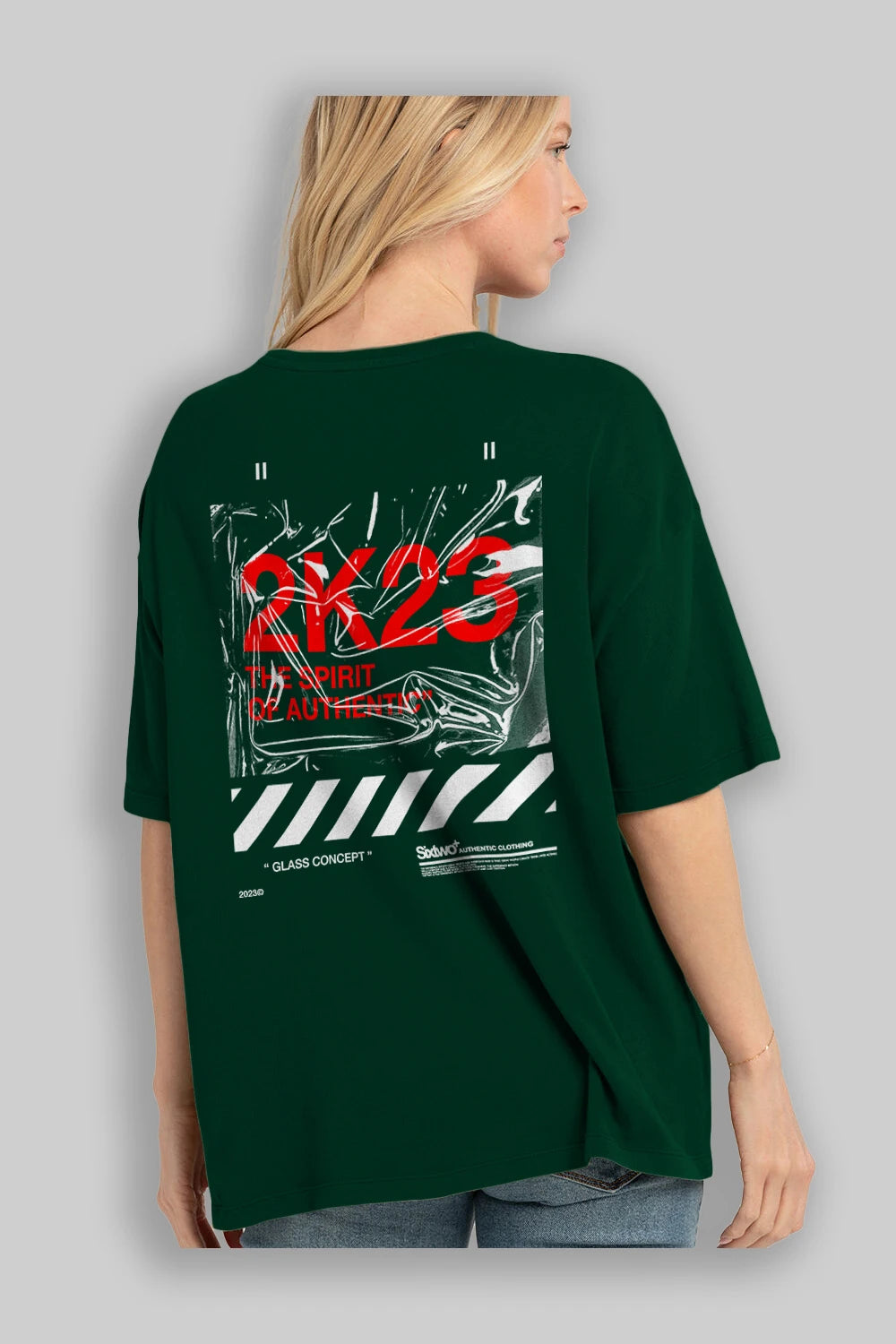 The Spirit Arka Baskılı Oversize t-shirt Erkek Kadın Unisex