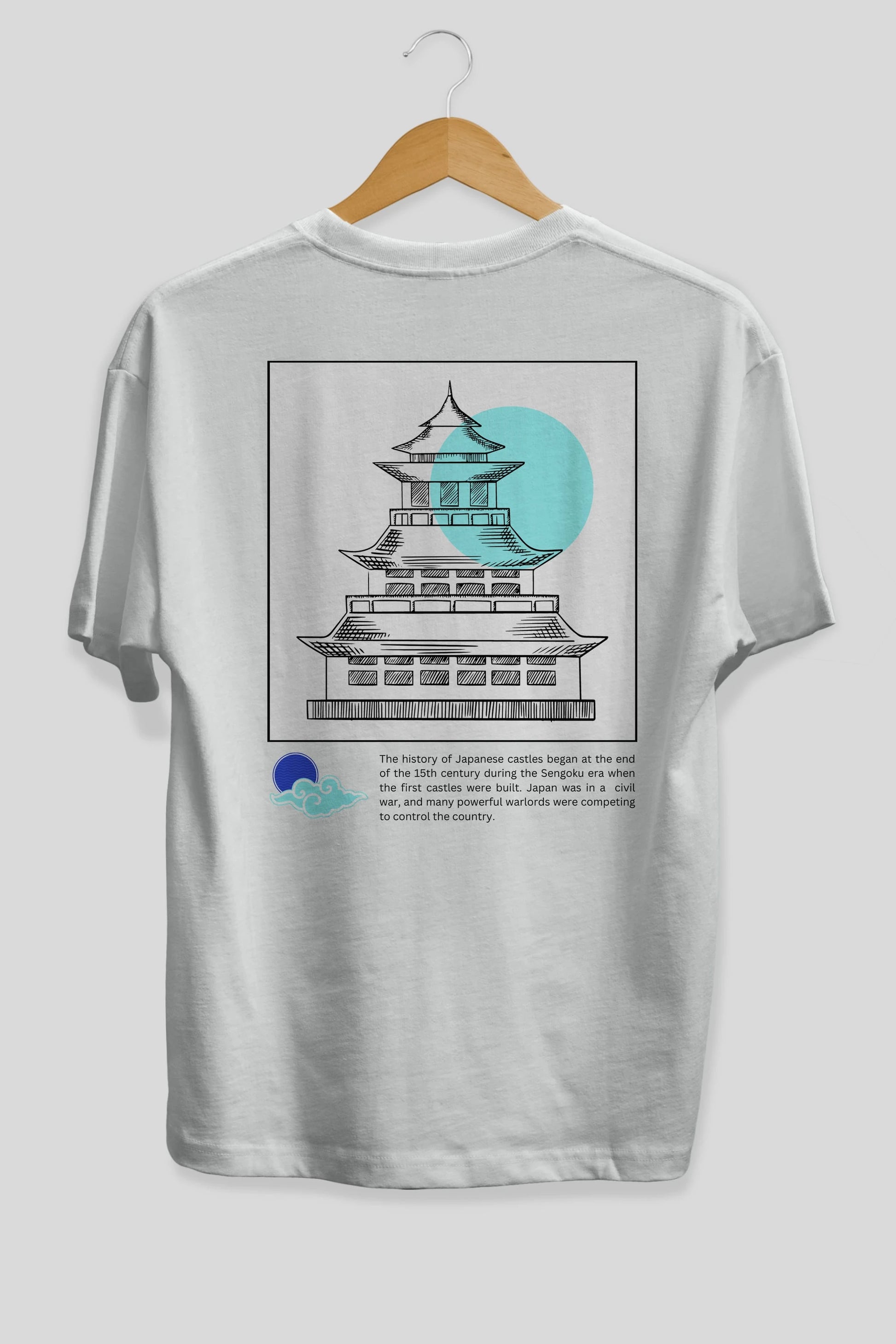 Japan Streetwear Arka Baskılı Oversize t-shirt Erkek Kadın Unisex