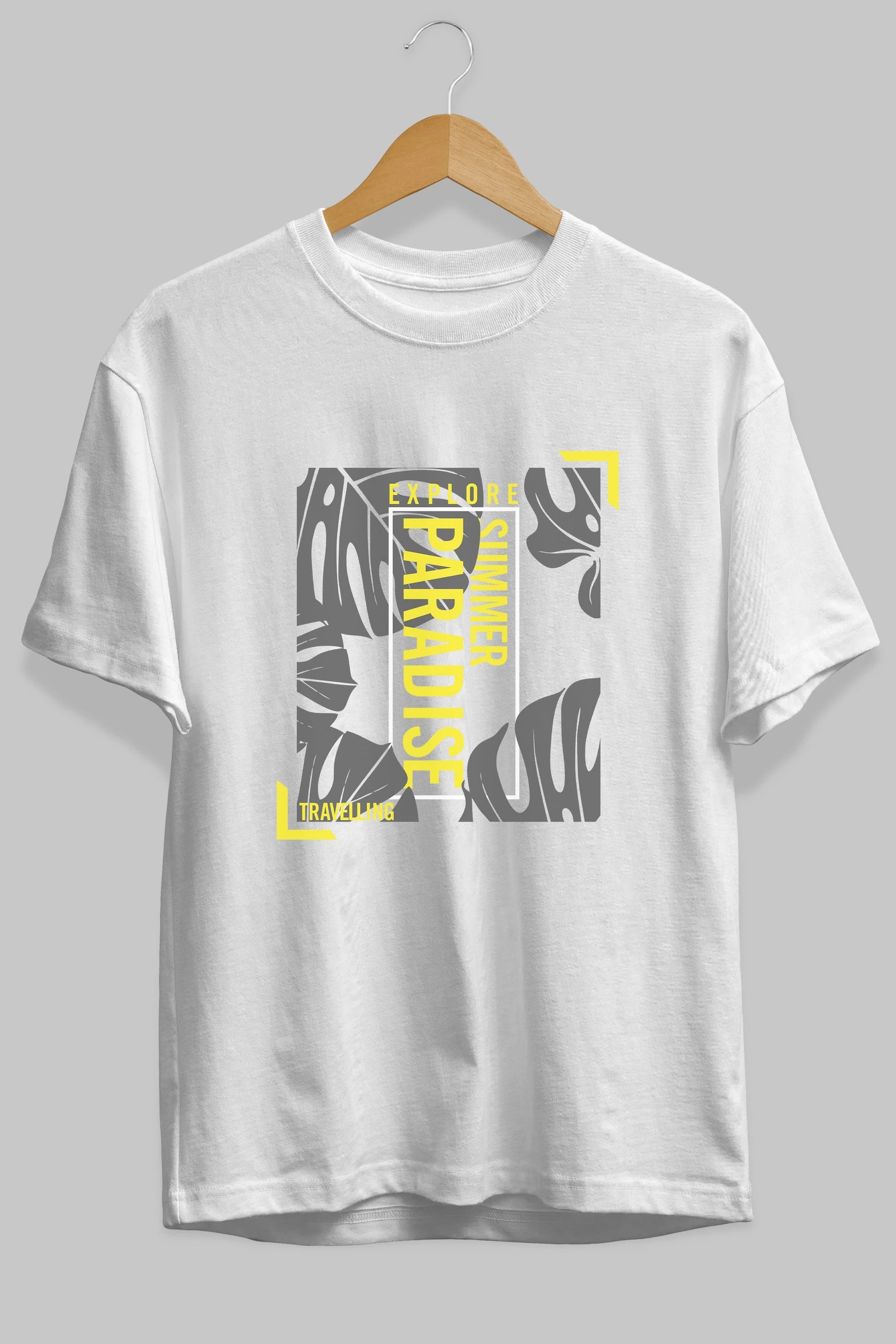 Explore Summer Ön Baskılı Oversize t-shirt Erkek Kadın Unisex