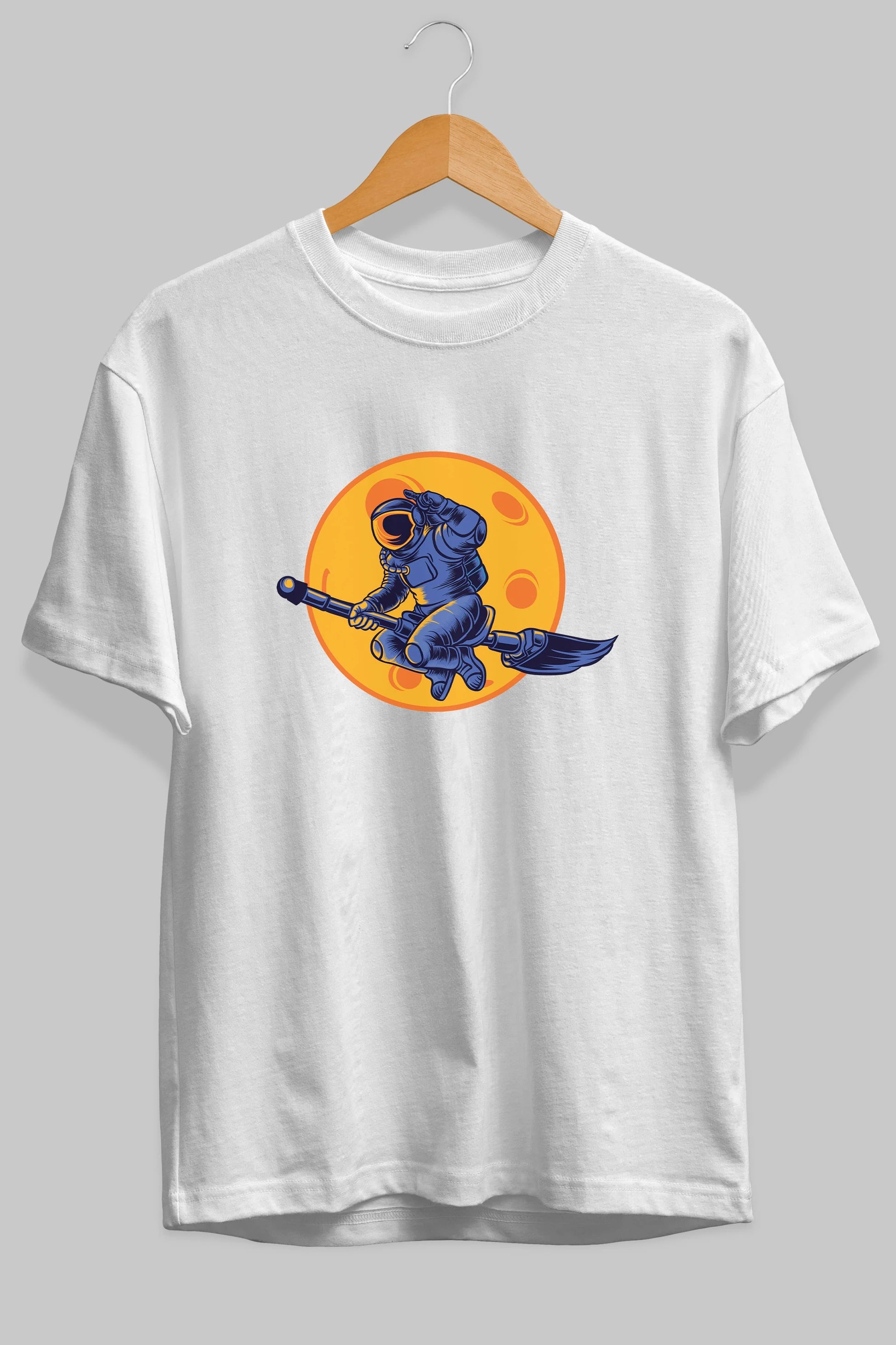 Space Witch Ön Baskılı Oversize t-shirt Erkek Kadın Unisex