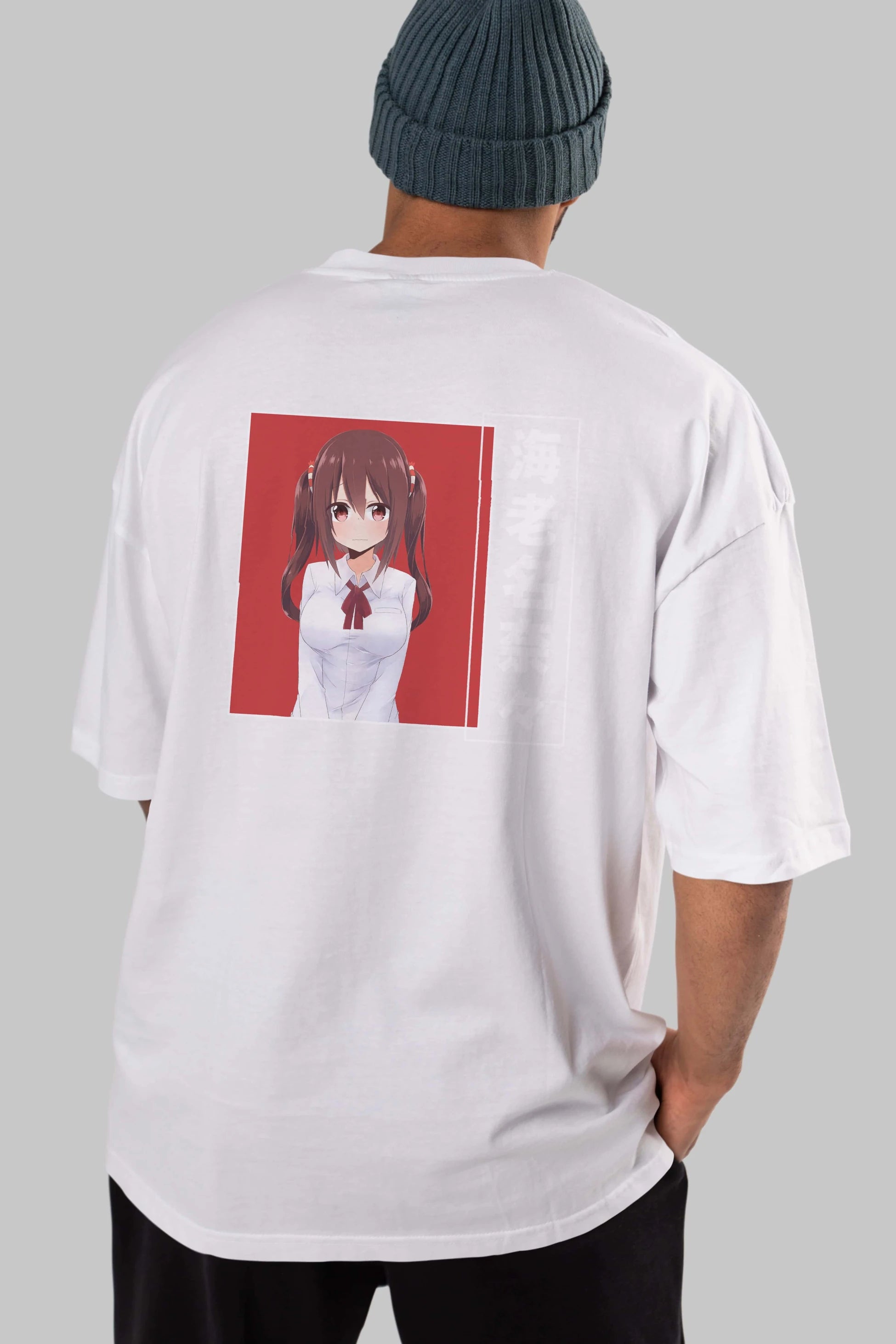 Nana Ebina 1 Anime Arka Baskılı Oversize t-shirt Erkek Kadın Unisex