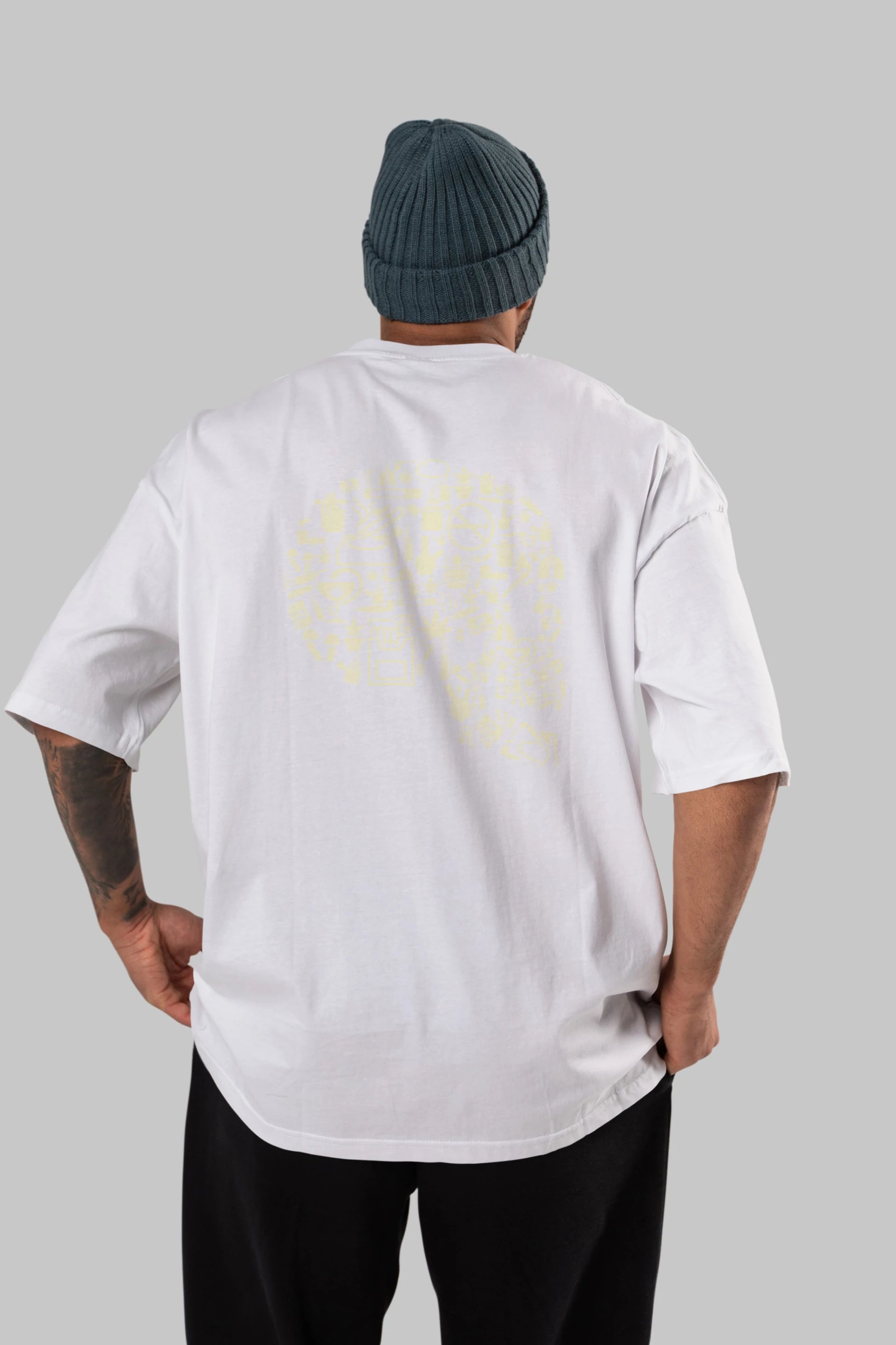 Smoking Kills Arka Baskılı Oversize t-shirt %100 pamuk Erkek Kadın Unisex