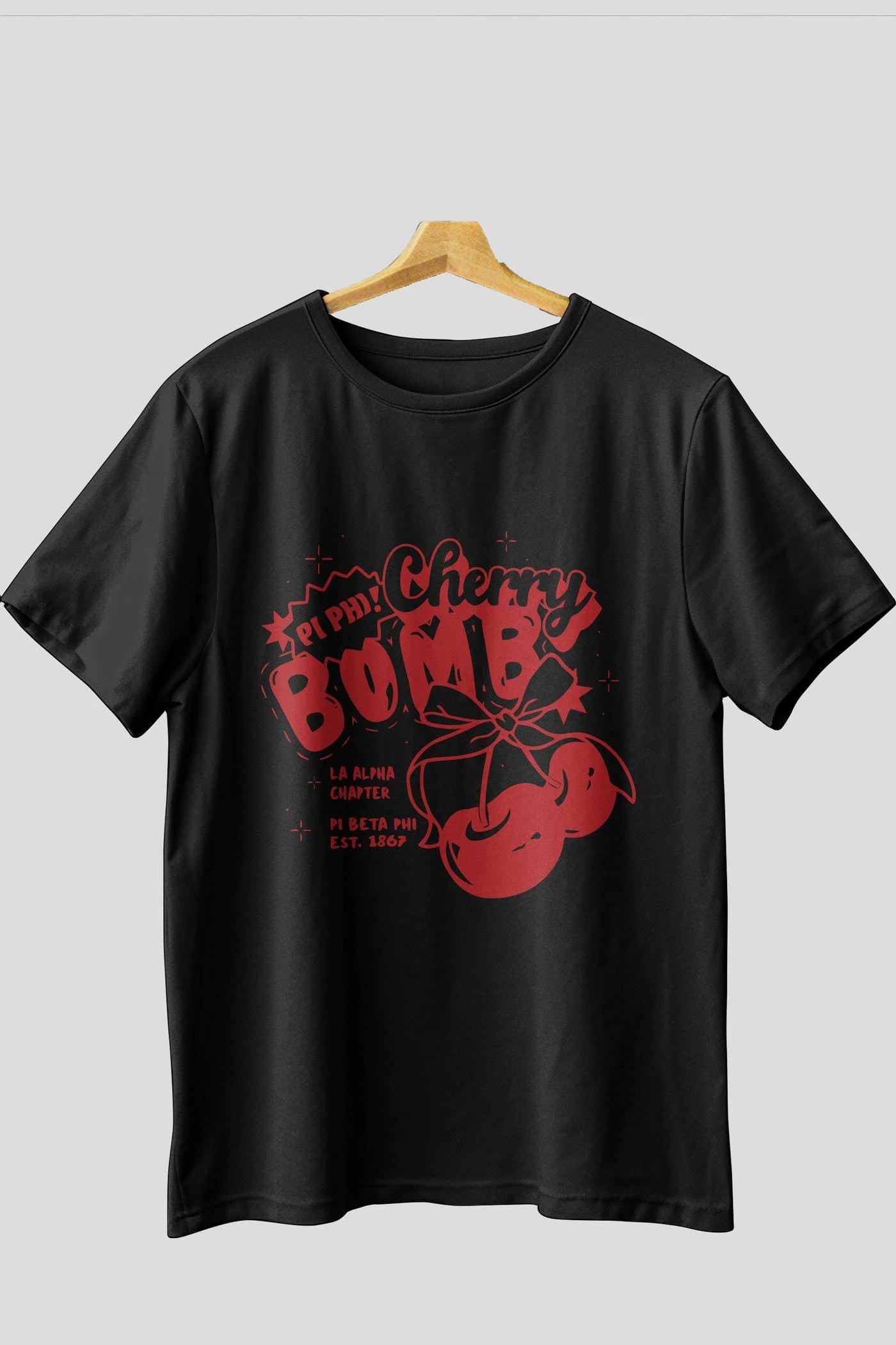 Cherry Bomb Cherries Ön Baskılı Oversize t-shirt Erkek Kadın Pamuk Bisiklet Yaka tişort