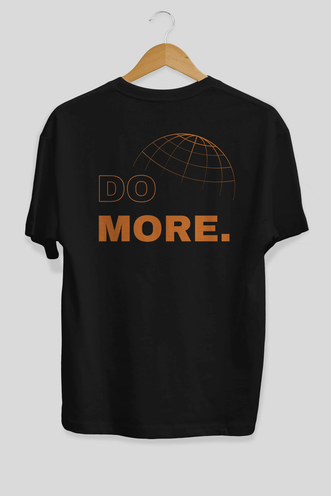 Do More Yazılı Arka Baskılı Oversize t-shirt Erkek Kadın Unisex