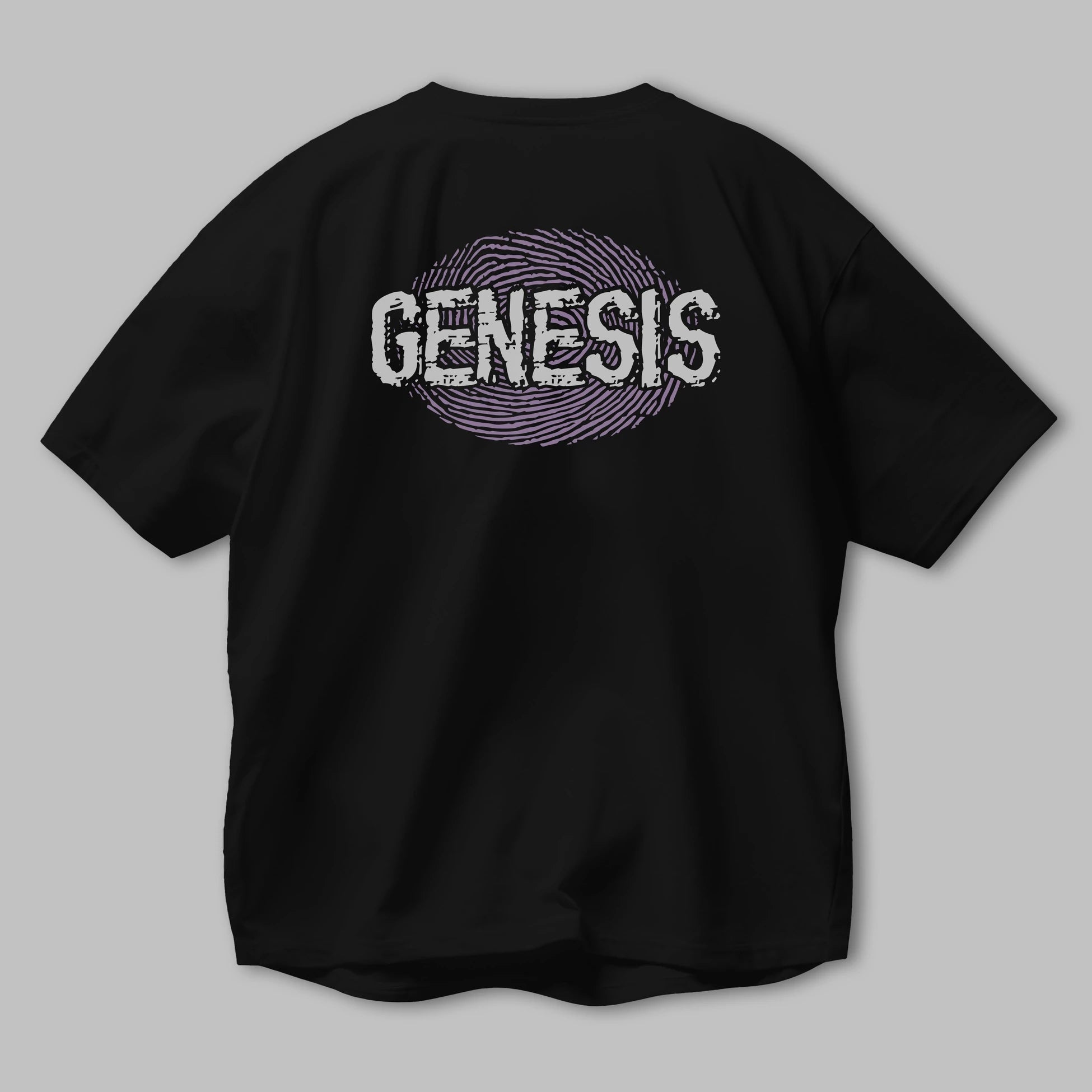 Genesis Arka Baskılı Oversize t-shirt Erkek Kadın Unisex