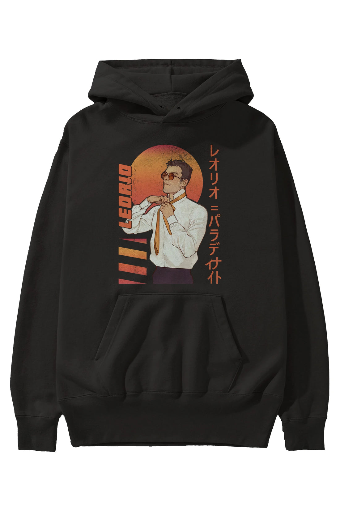 Leorio Paladiknight 5 (2) Anime Ön Baskılı Hoodie Oversize Kapüşonlu Sweatshirt Erkek Kadın Unisex