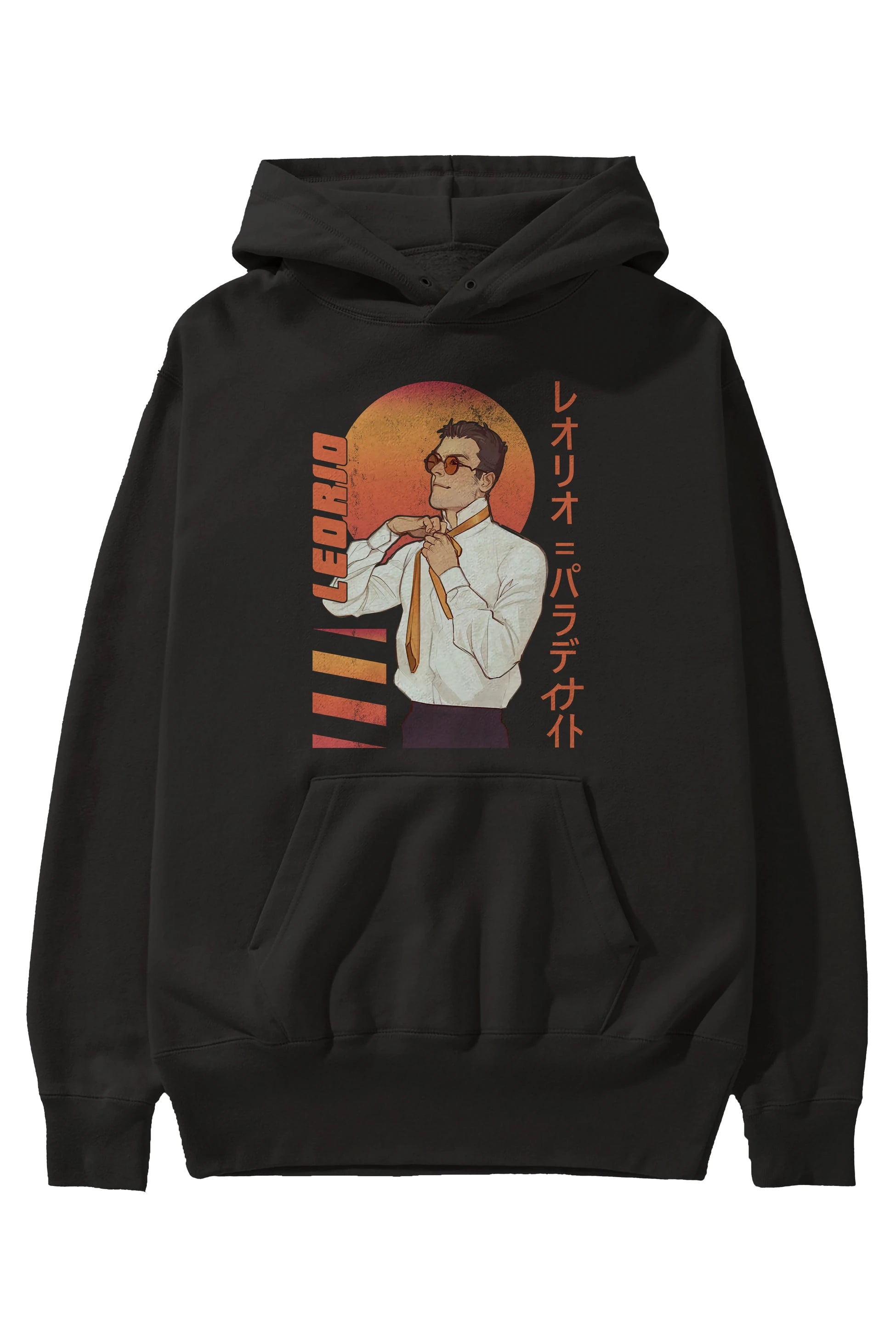 Leorio Paladiknight 5 (2) Anime Ön Baskılı Hoodie Oversize Kapüşonlu Sweatshirt Erkek Kadın Unisex