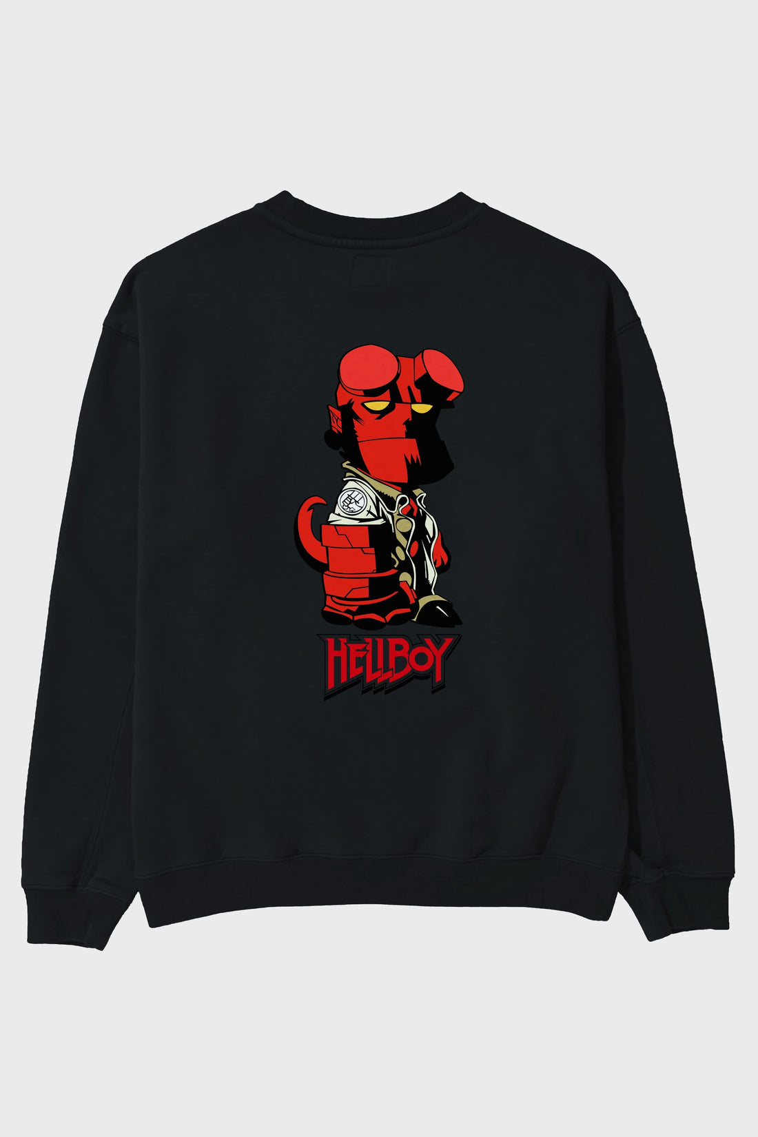 Hellboy (1) Arka Baskılı Oversize Sweatshirt Erkek Kadın Unisex
