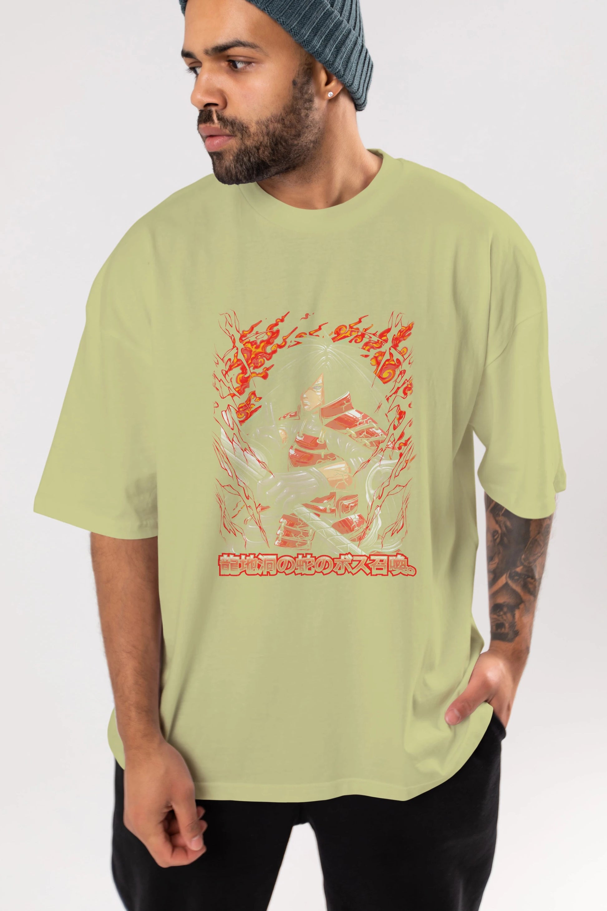 NARUTO (12) Anime Ön Baskılı Oversize t-shirt %100 pamuk Erkek Kadın Unisex
