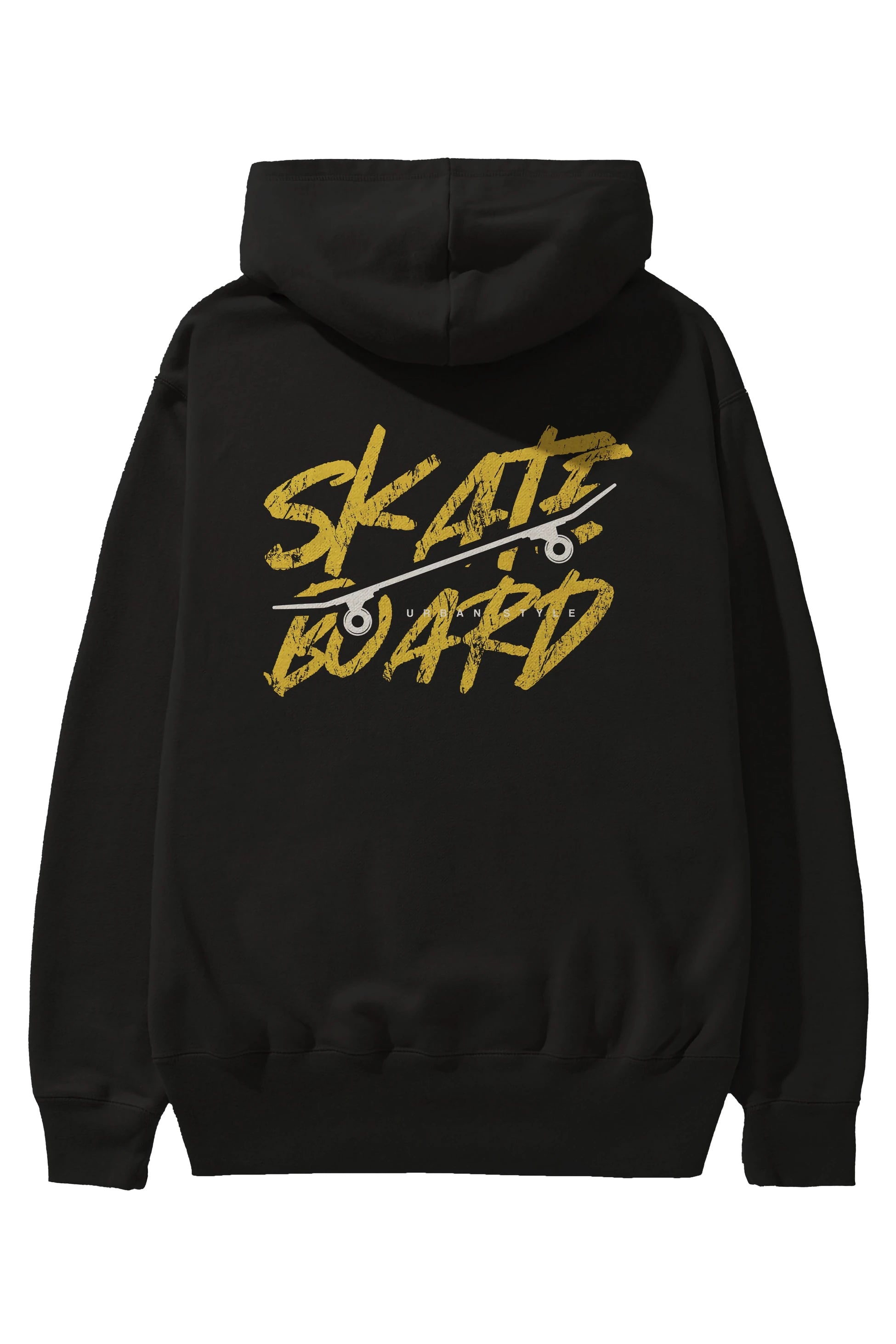 Skate Board Arka Baskılı Hoodie Oversize Kapüşonlu Sweatshirt Erkek Kadın Unisex