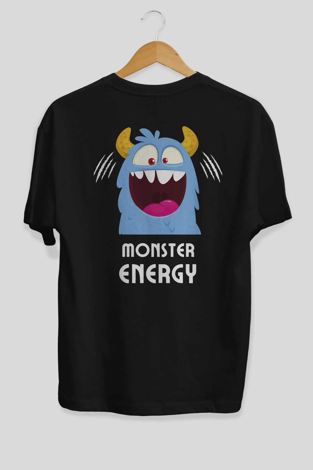 Monster Energy Arka Baskılı Oversize t-shirt Erkek Kadın Unisex