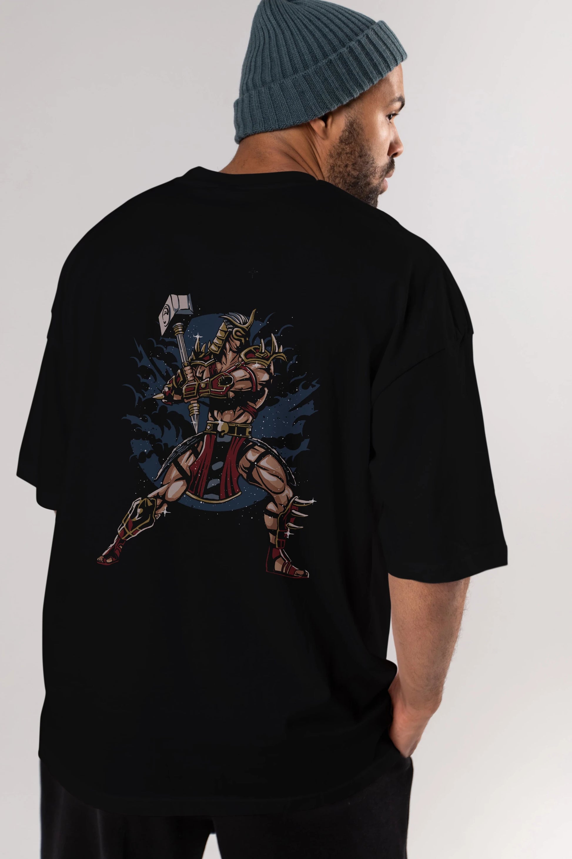 Emperor Arka Baskılı Oversize t-shirt Erkek Kadın Unisex %100 Pamuk