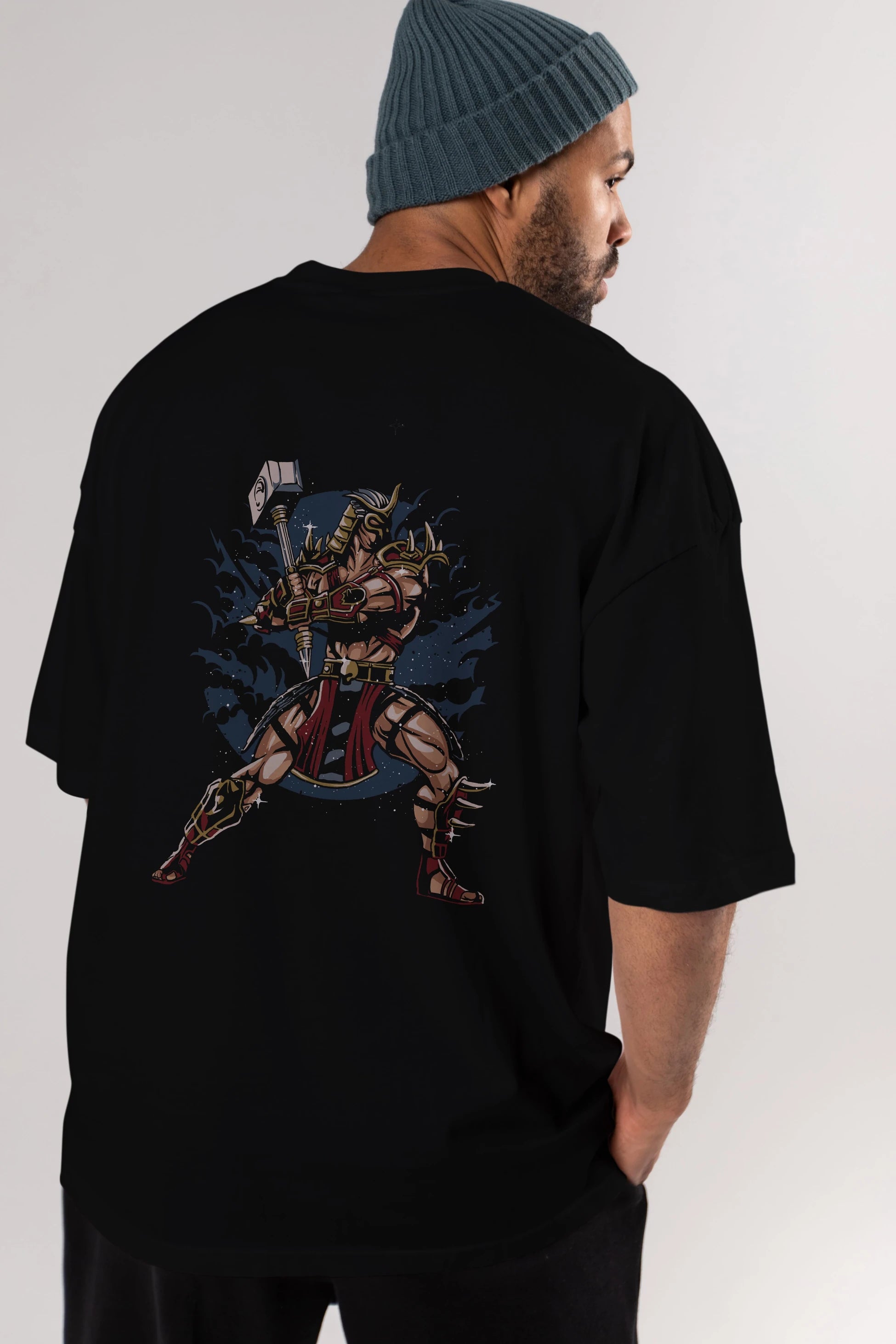 Emperor Arka Baskılı Oversize t-shirt Erkek Kadın Unisex %100 Pamuk