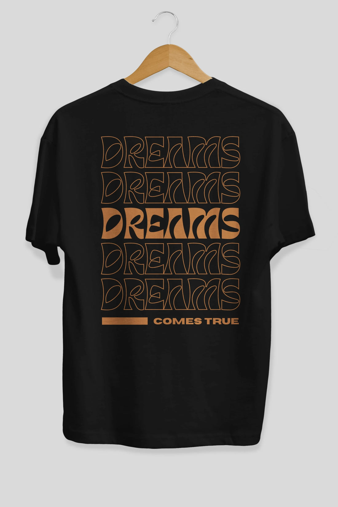 Dreams Yazılı Arka Baskılı Oversize t-shirt Erkek Kadın Unisex