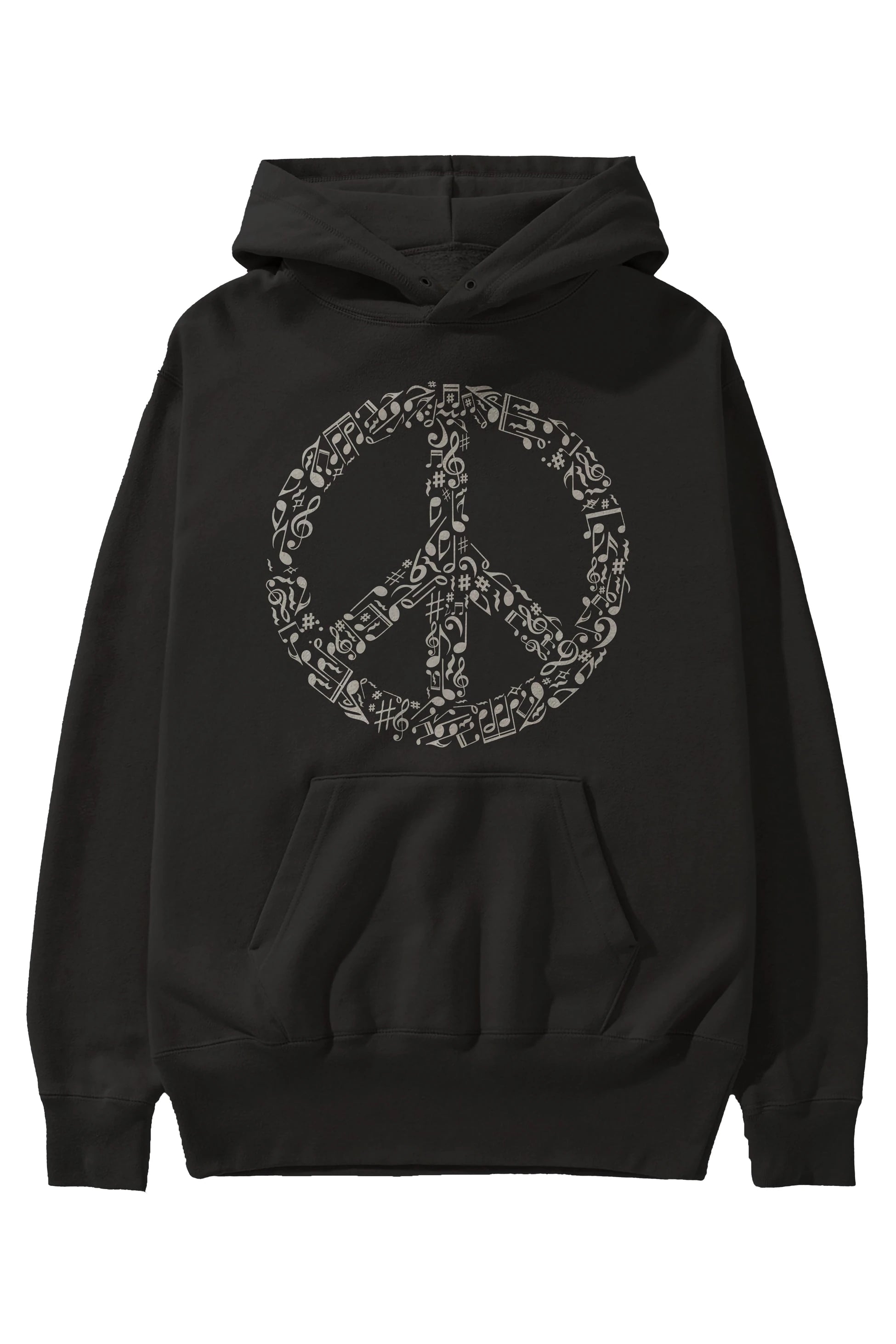 Rhyme In Peace Ön Baskılı Hoodie Oversize Kapüşonlu Sweatshirt Erkek Kadın Unisex