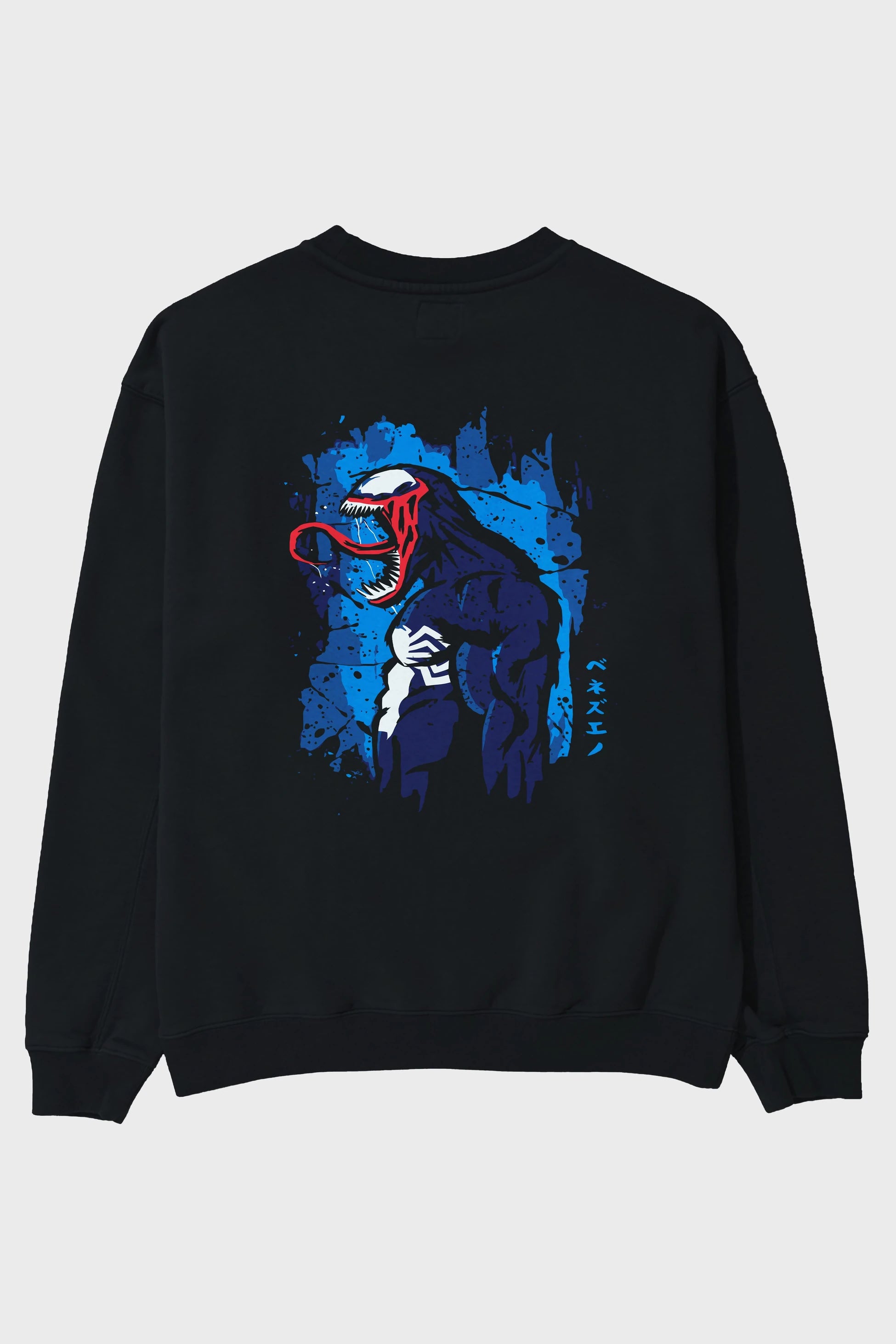 Venom (24) Arka Baskılı Oversize Sweatshirt Erkek Kadın Unisex