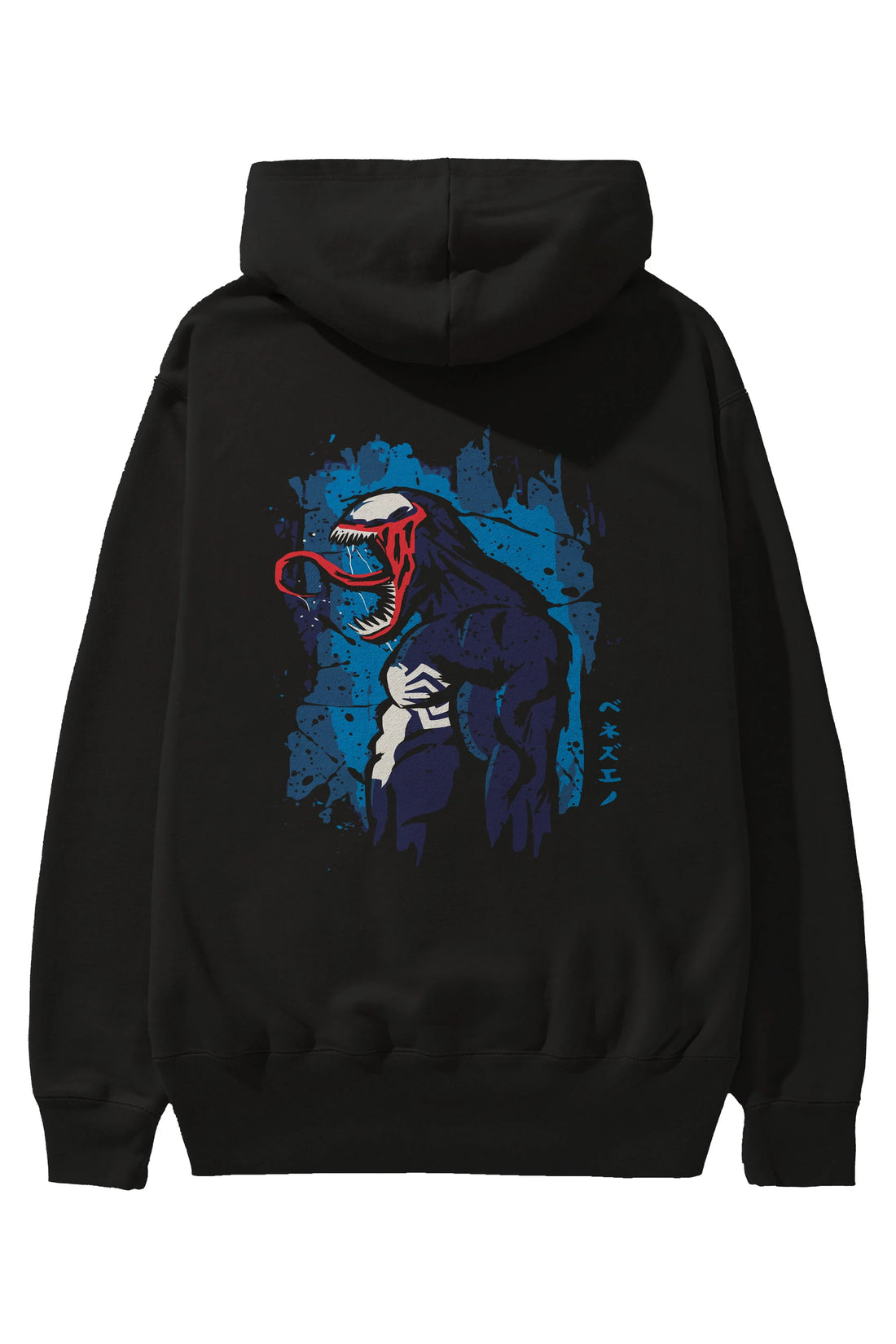 Venom (24) Arka Baskılı Hoodie Oversize Kapüşonlu Sweatshirt Erkek Kadın Unisex