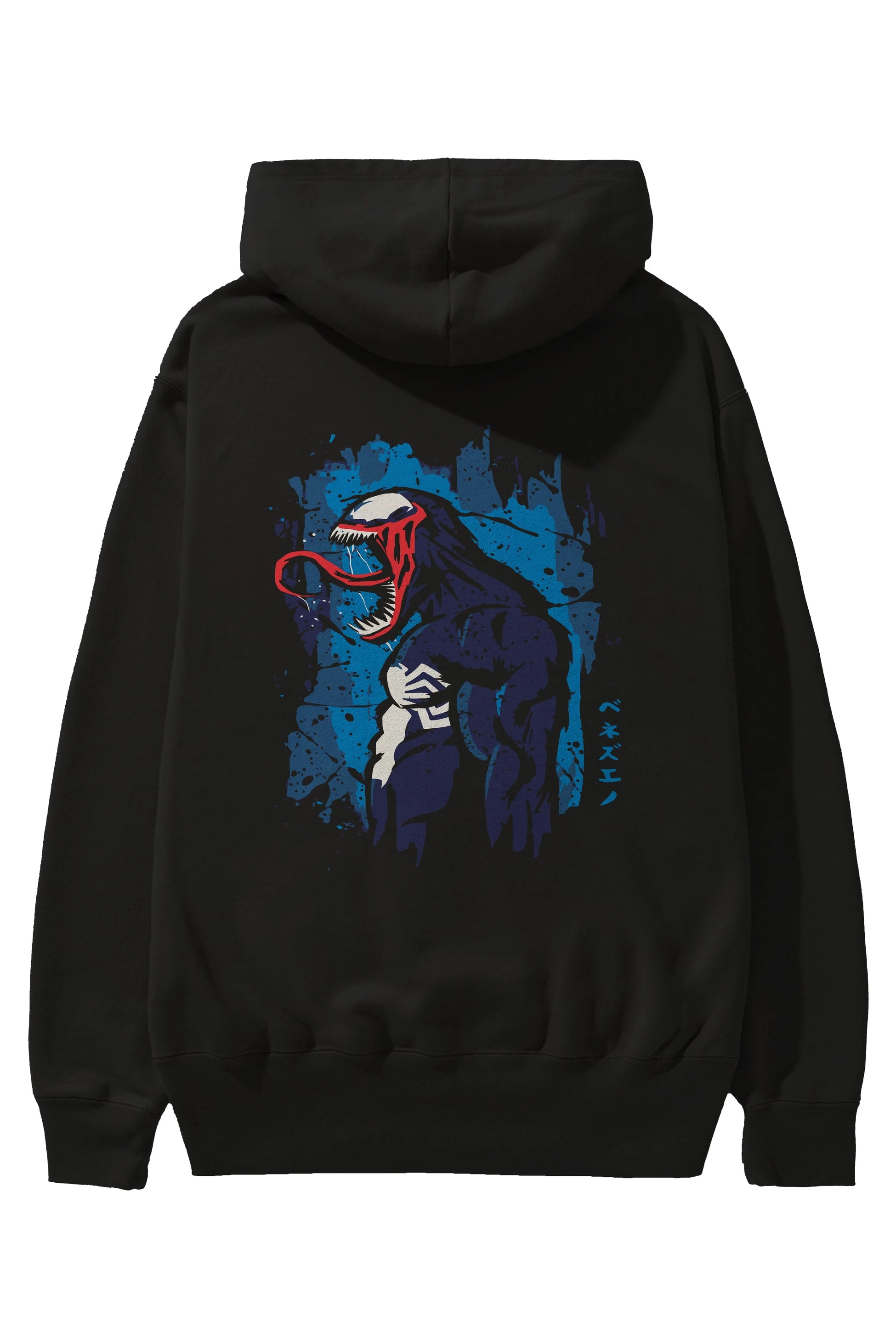 Venom (24) Arka Baskılı Hoodie Oversize Kapüşonlu Sweatshirt Erkek Kadın Unisex