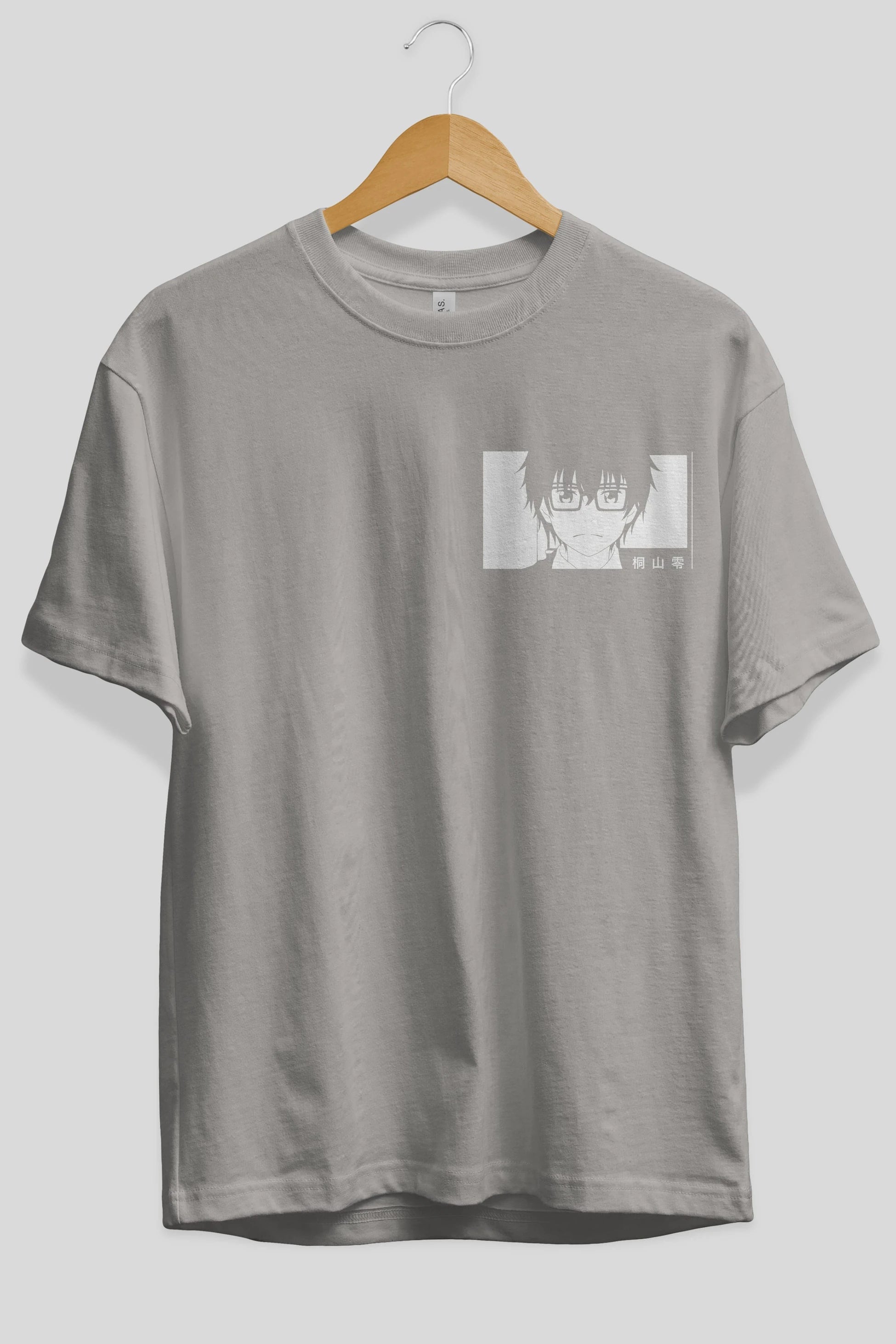 Rei Kiriyama 3 Ön Sol Baskılı Oversize t-shirt Erkek Kadın Unisex %100 Pamuk Bisiklet Yaka tişort