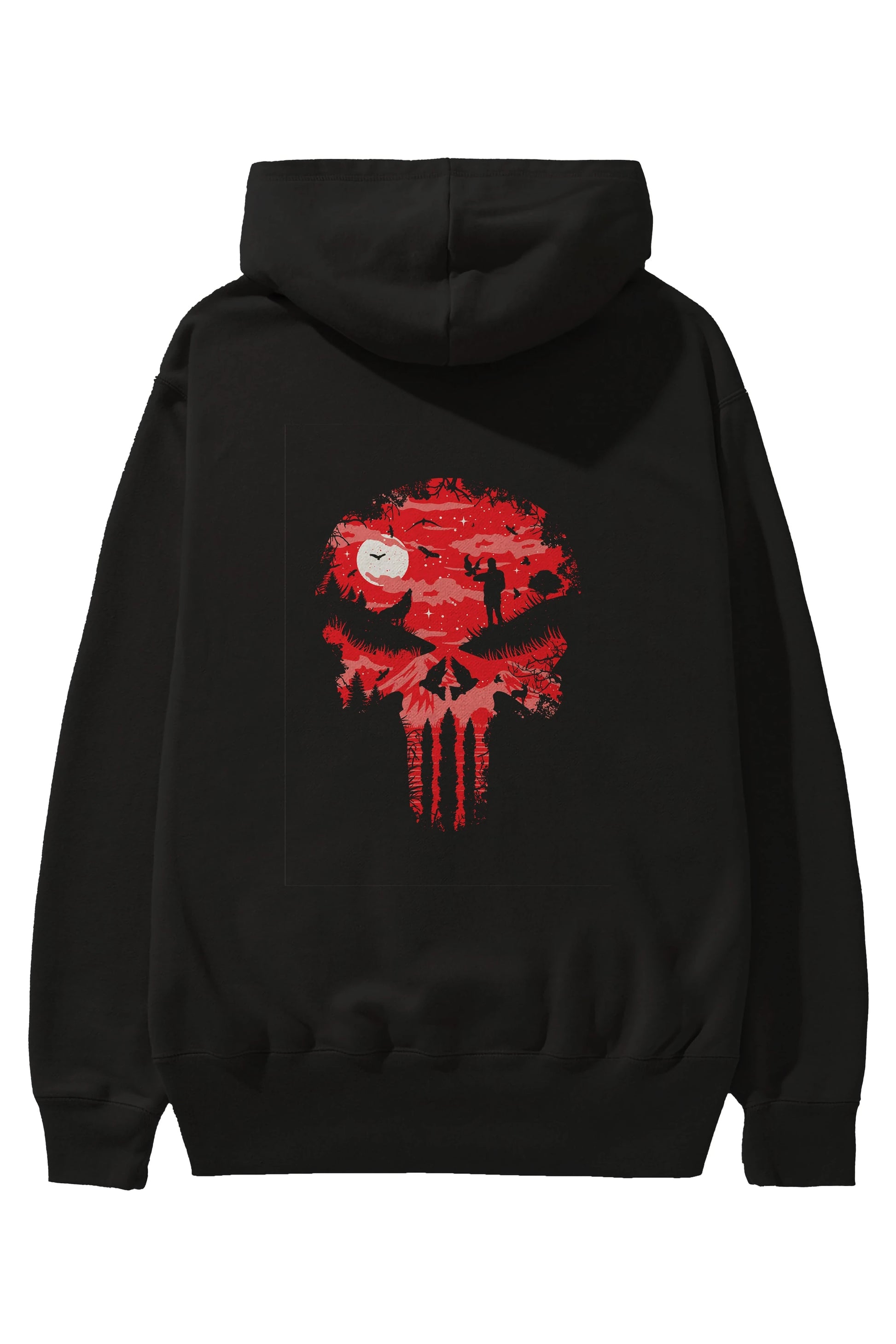 Stand And Bleed Arka Baskılı Hoodie Oversize Kapüşonlu Sweatshirt Erkek Kadın Unisex