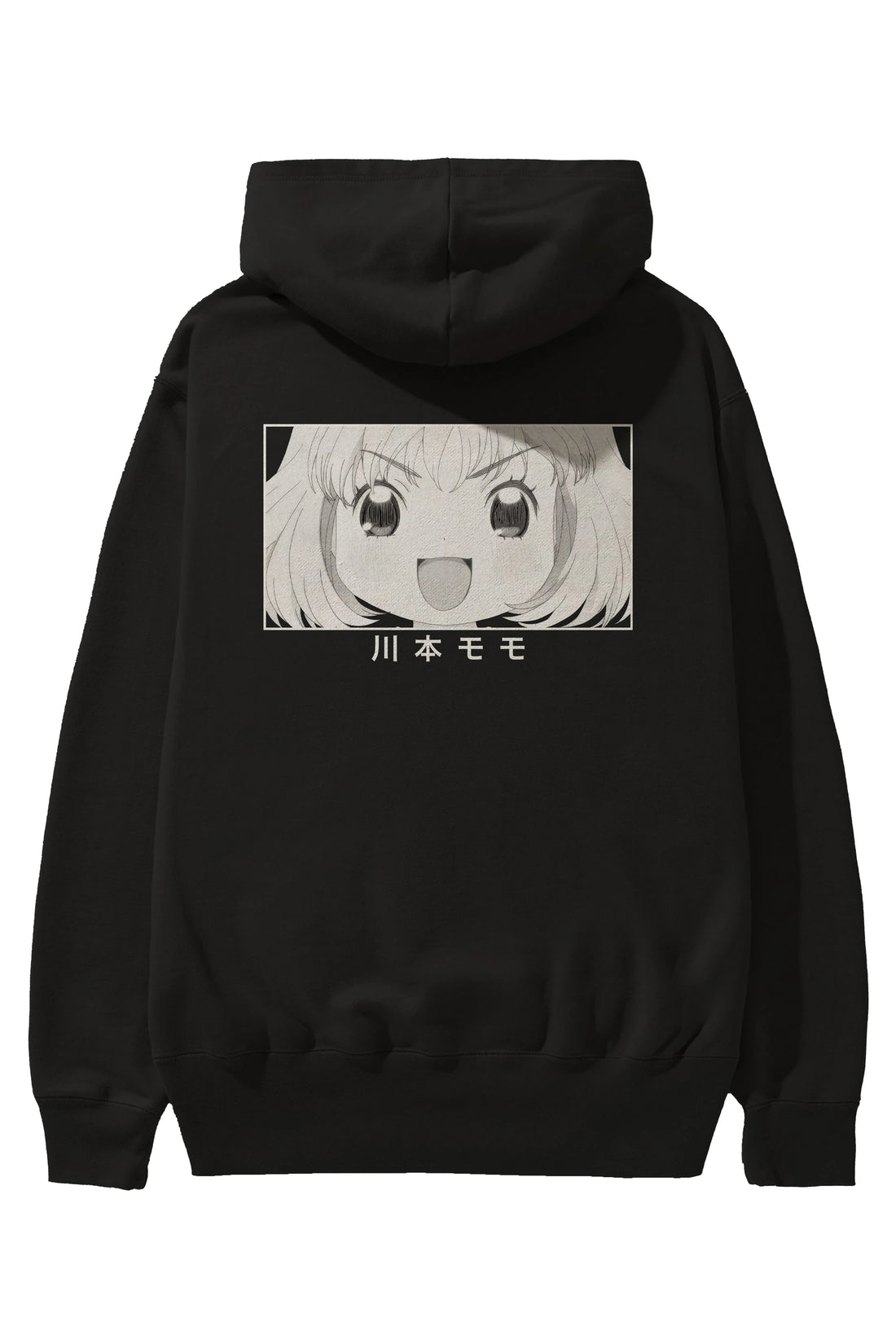 Momo Kawamoto 1 Anime Arka Baskılı Hoodie Oversize Kapüşonlu Sweatshirt Erkek Kadın Unisex