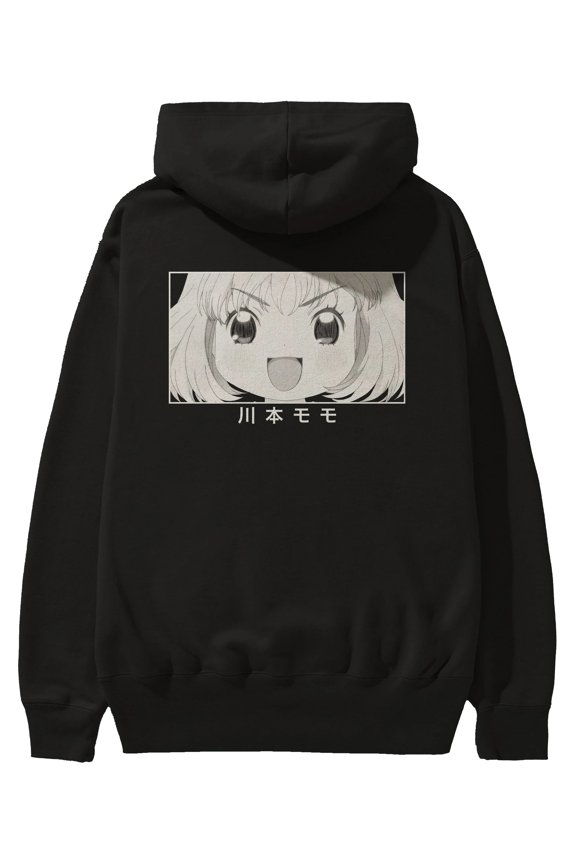 Momo Kawamoto 1 Anime Arka Baskılı Hoodie Oversize Kapüşonlu Sweatshirt Erkek Kadın Unisex