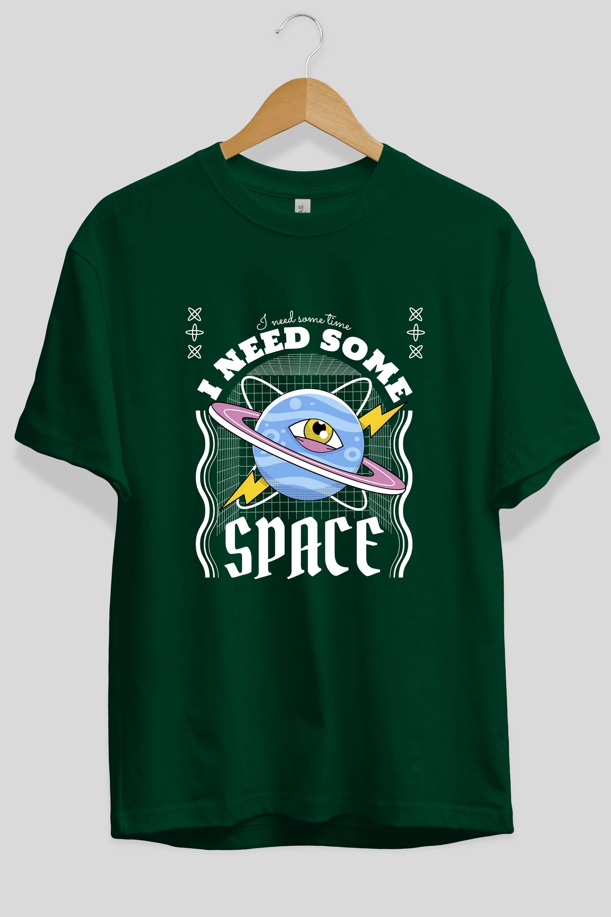 I Need Some Space Ön Baskılı Oversize t-shirt Erkek Kadın Unisex